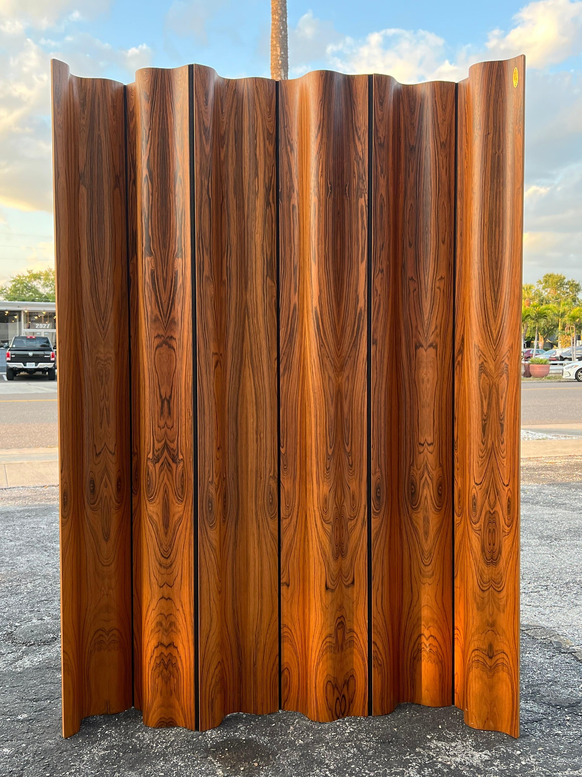 Frisman Vintage Eames Rosewood Screen/Room Divider FSW-6 1996 edition