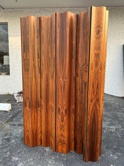 Frisman Vintage Eames Rosewood Screen/Room Divider FSW-6 1996 edition