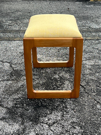 Frisman Vintage Edward Wormley For Drexel Precedent Bench With Upholstered Seat ca' 1950's
