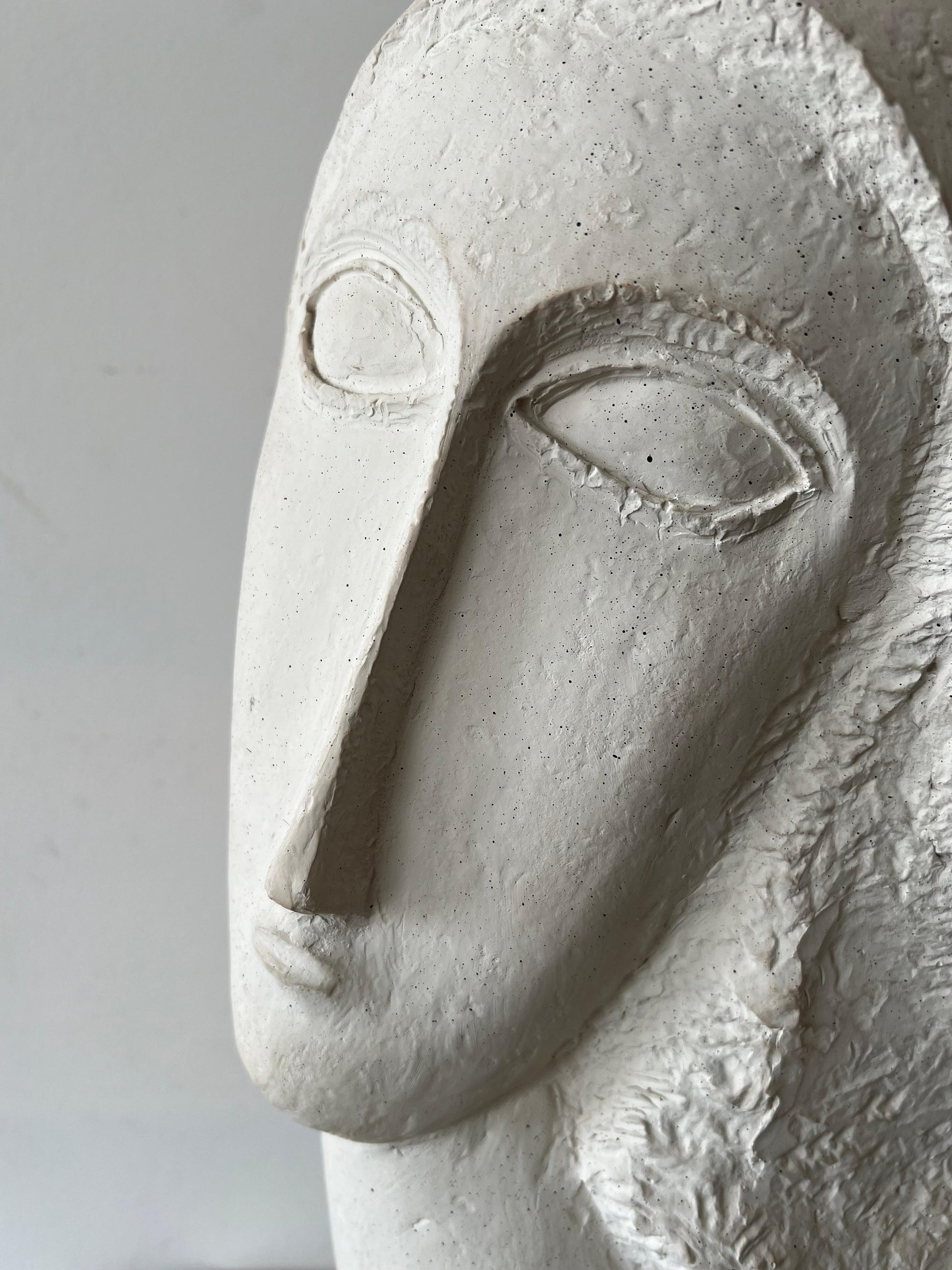 Frisman Vintage Modigliani Style Sculpture ca' 1985 Tete