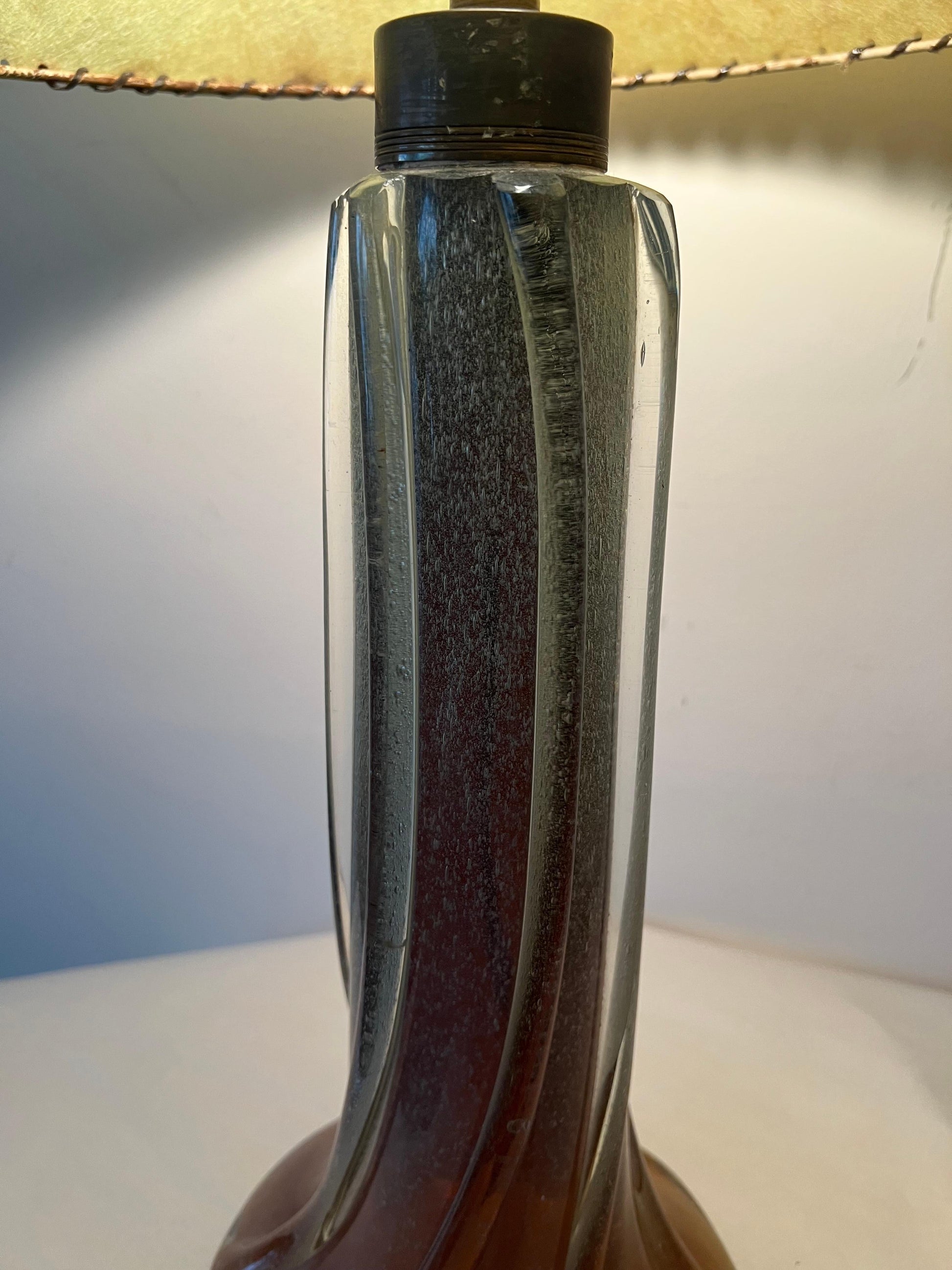 Frisman Vintage A Classic Glass Table Lamp By Seguso ca' 1950's