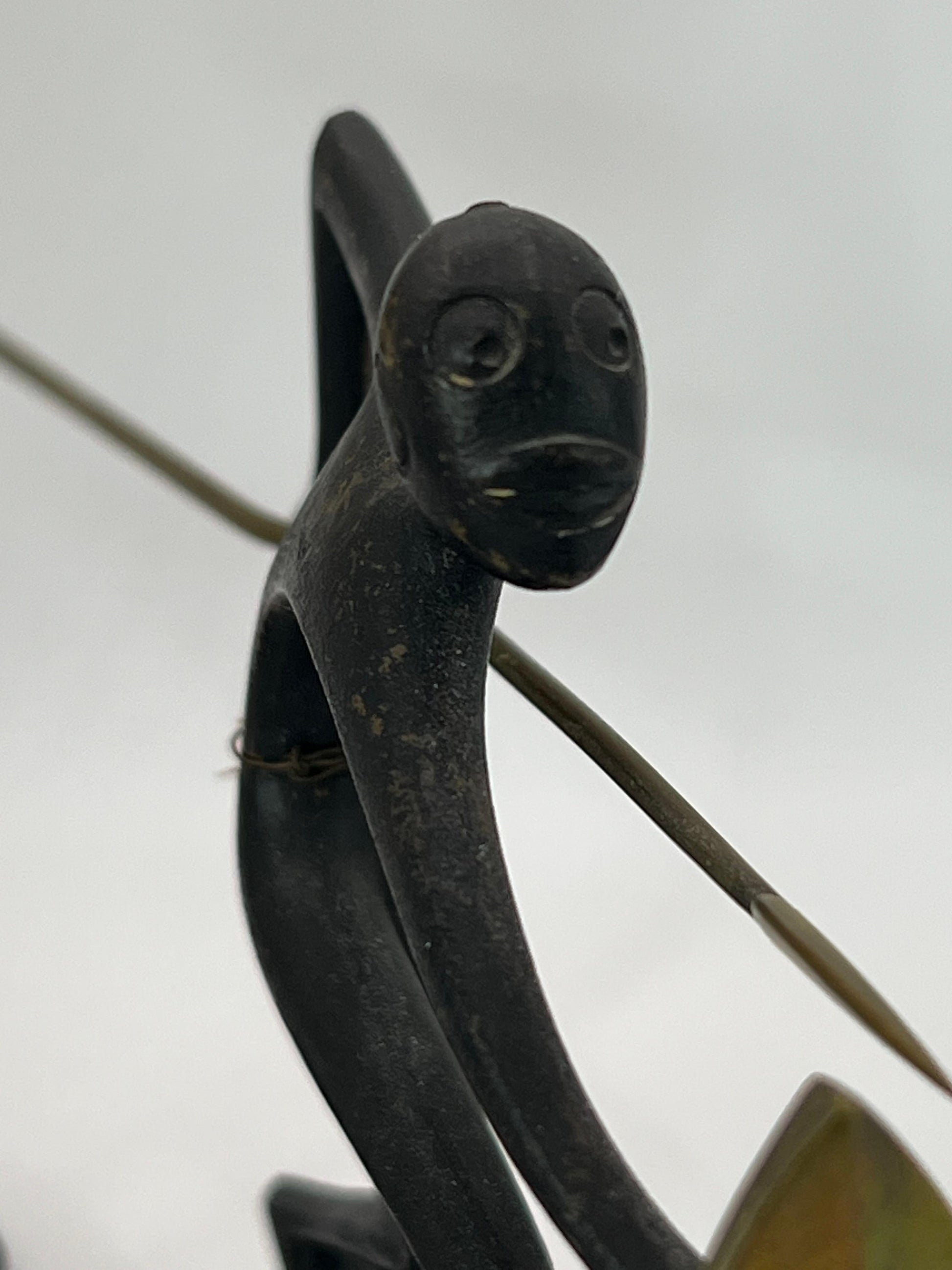 Frisman Vintage African Native Warrior Bronze Sculptures, Werkstatte Hagenauer, Austria, 1950s