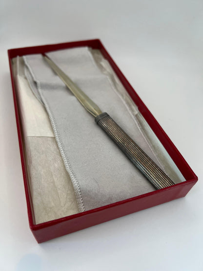 Frisman Vintage Cartier Letter Opener Sterling Original Box ca' 1970's