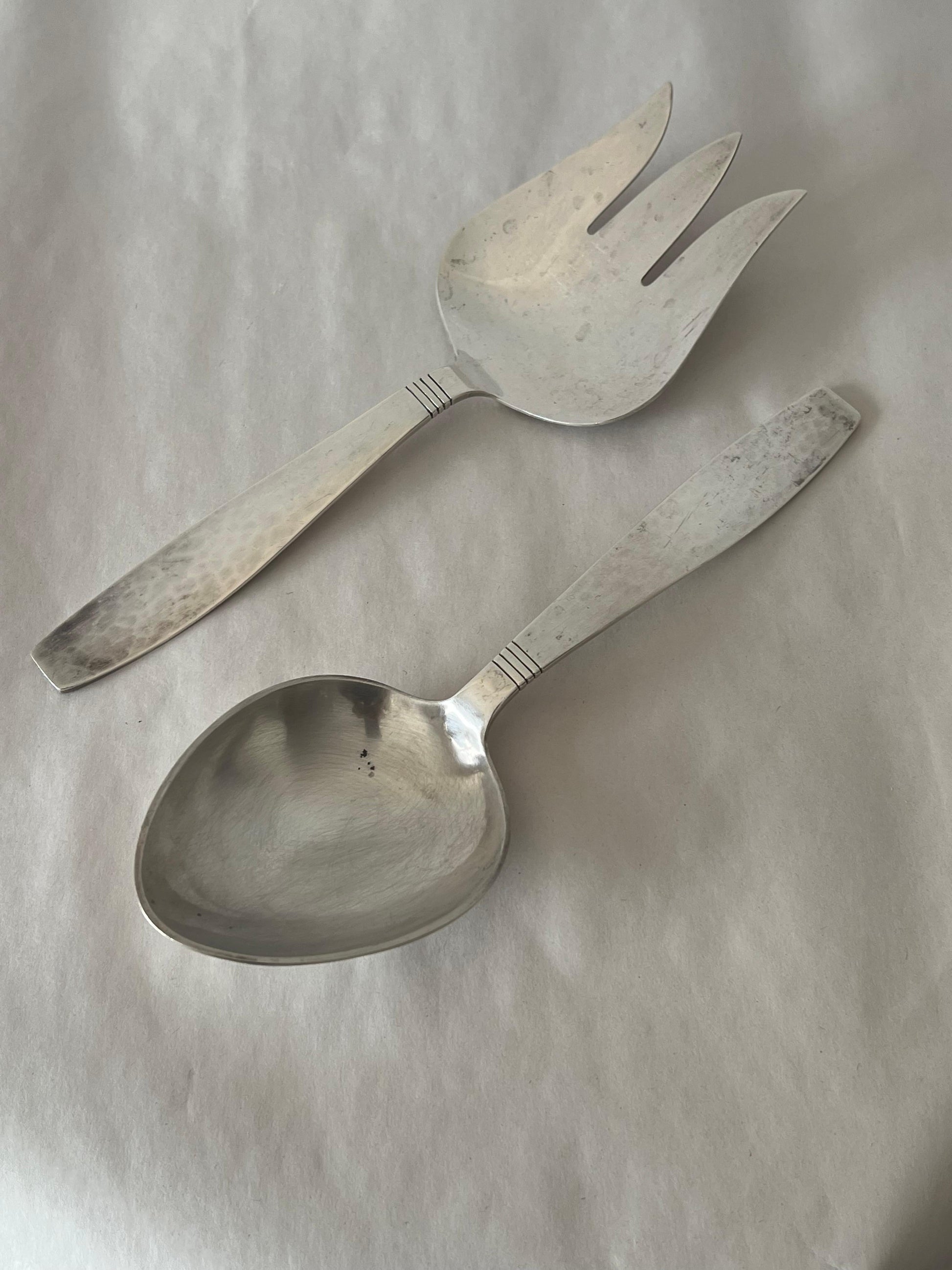 Frisman Vintage Allan Adler Sterling Silver Flatware Pieces ca' 1960's