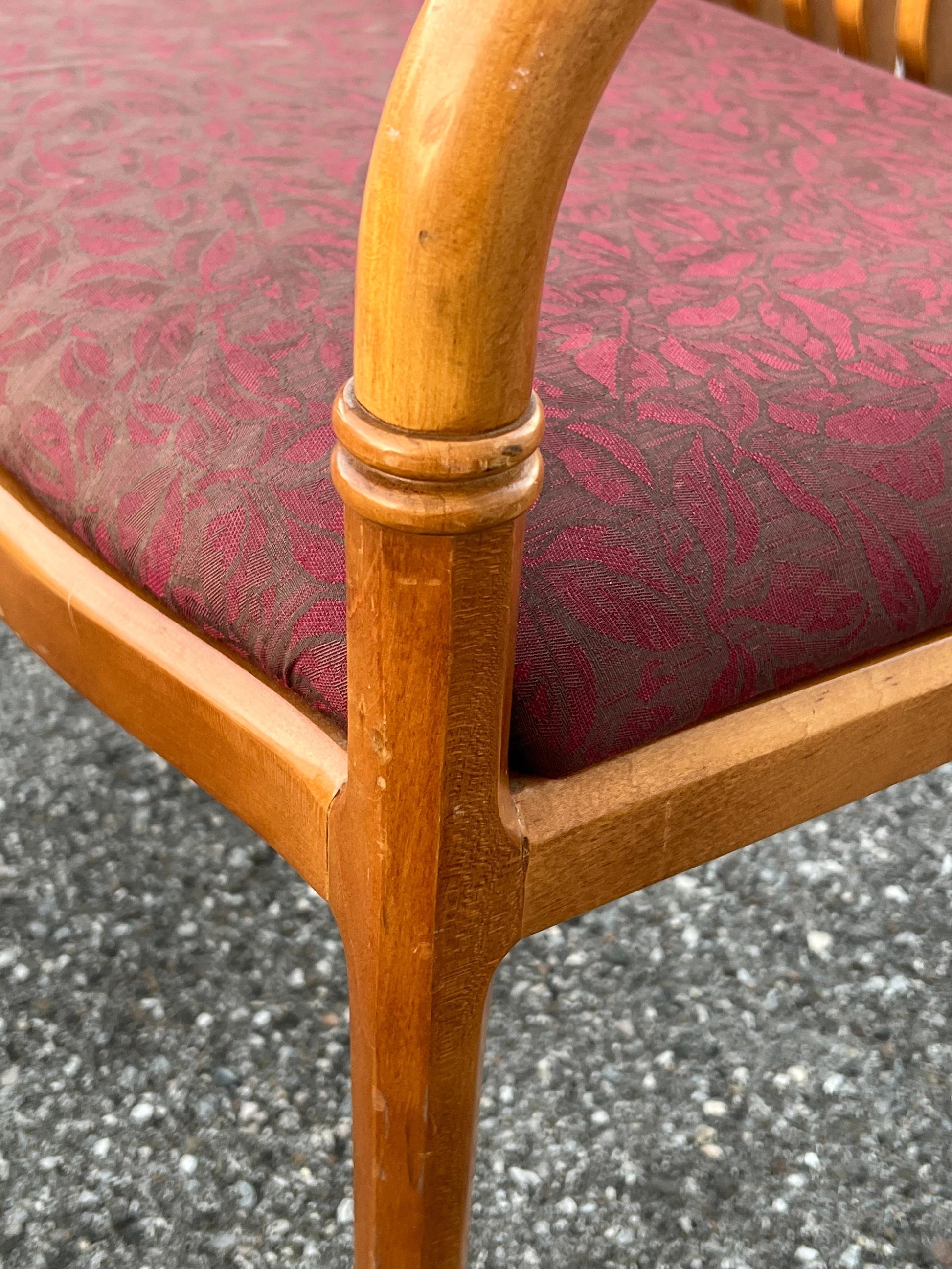 Frisman Vintage A Pair Of Custom Maple Benches By Paoli ca' 1980's