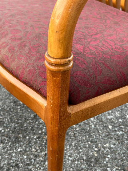 Frisman Vintage A Pair Of Custom Maple Benches By Paoli ca' 1980's