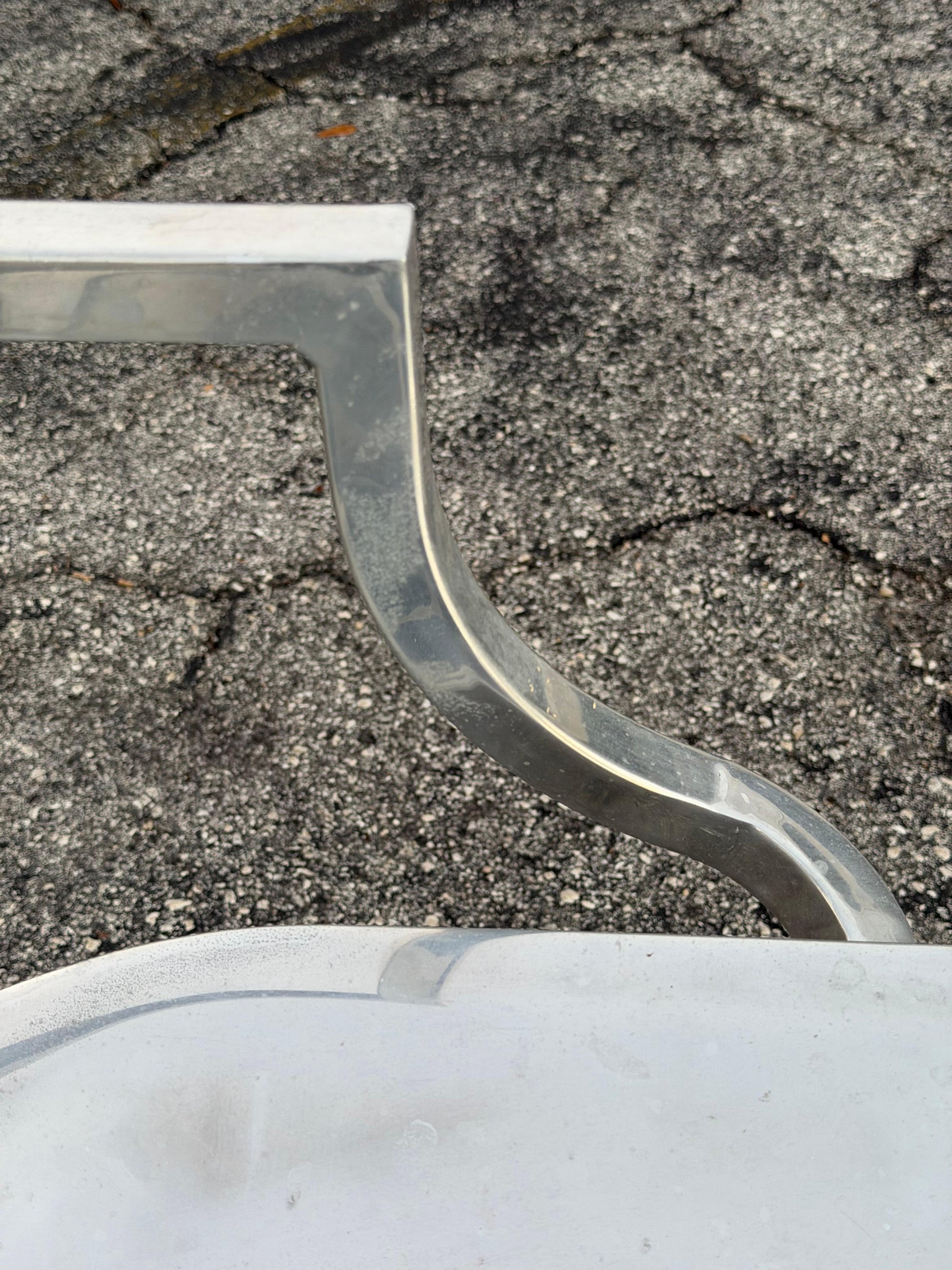 Frisman Vintage Emeco Arm Chair Polished Aluminum Philippe Starck