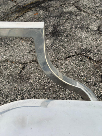 Frisman Vintage Emeco Arm Chair Polished Aluminum Philippe Starck