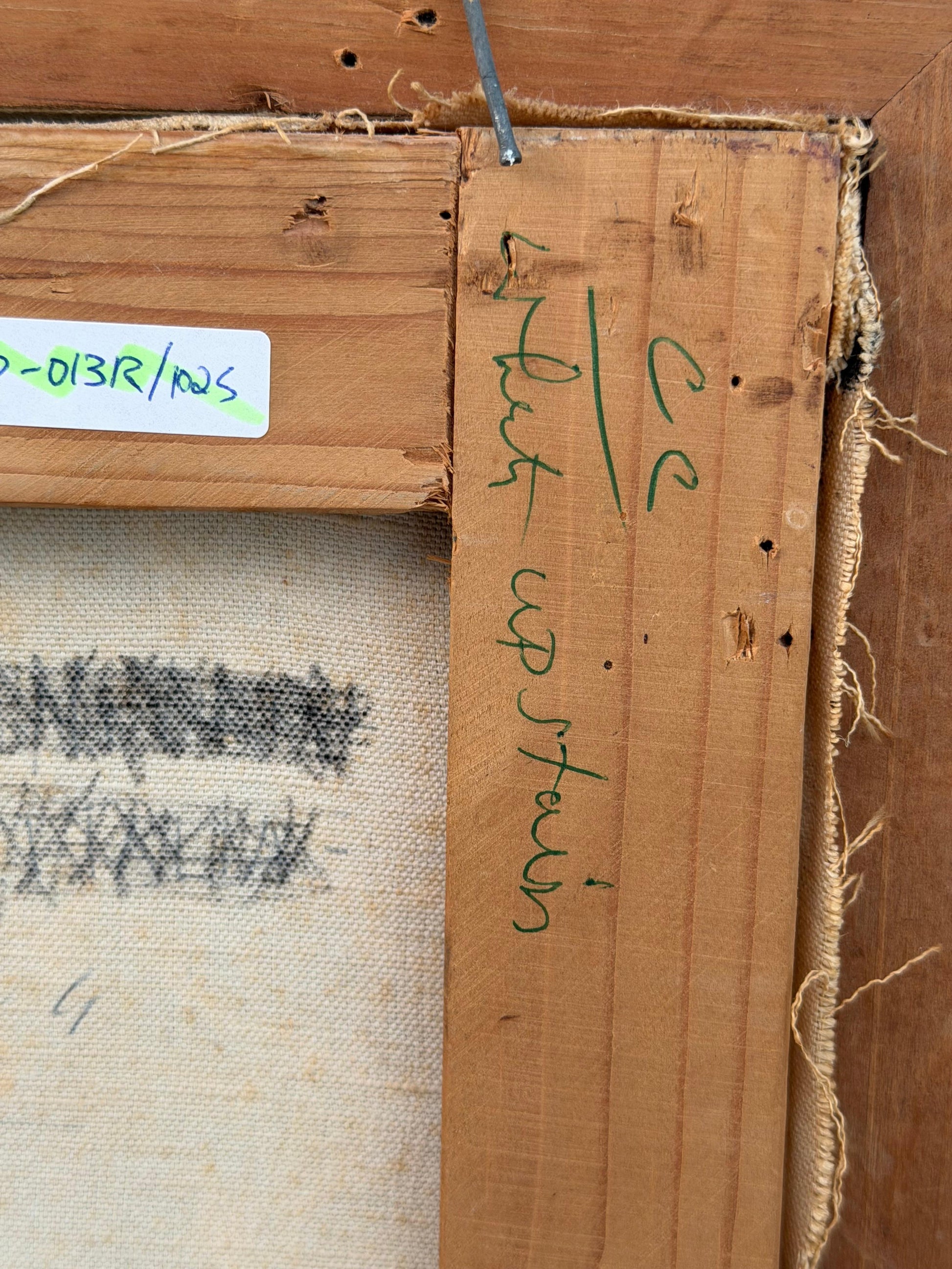 Frisman Vintage A Vintage Painting "Figure In Blue" By Ermanno Vanni ca' 1960's