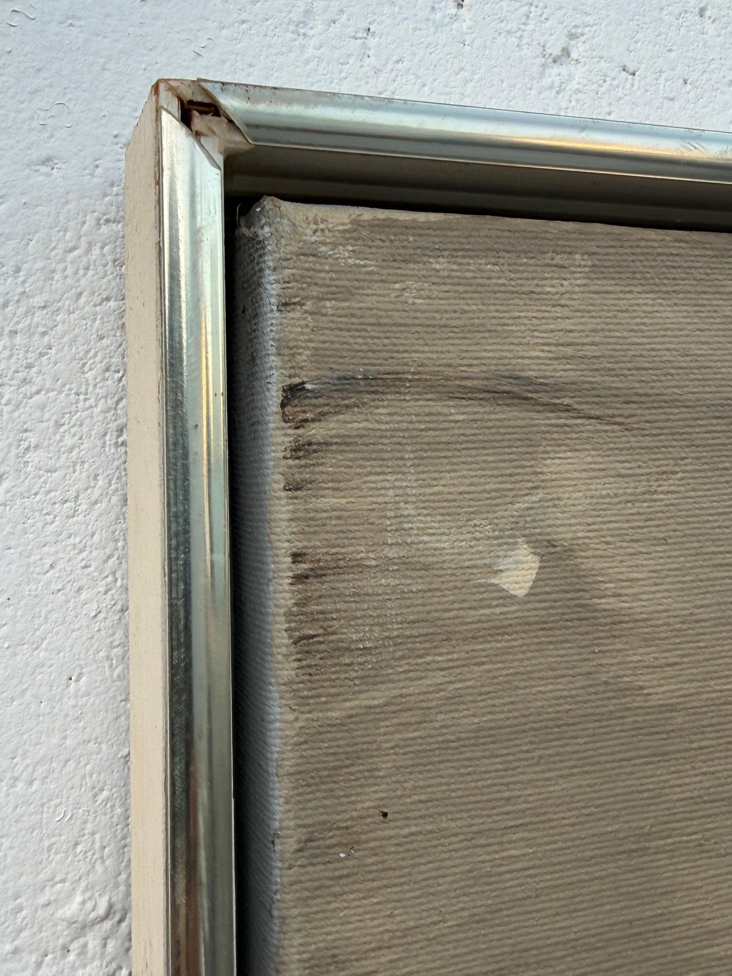 Frisman Vintage Lee Reynolds Abstract Nautical Impressionist Painting Lighthouse Harbor