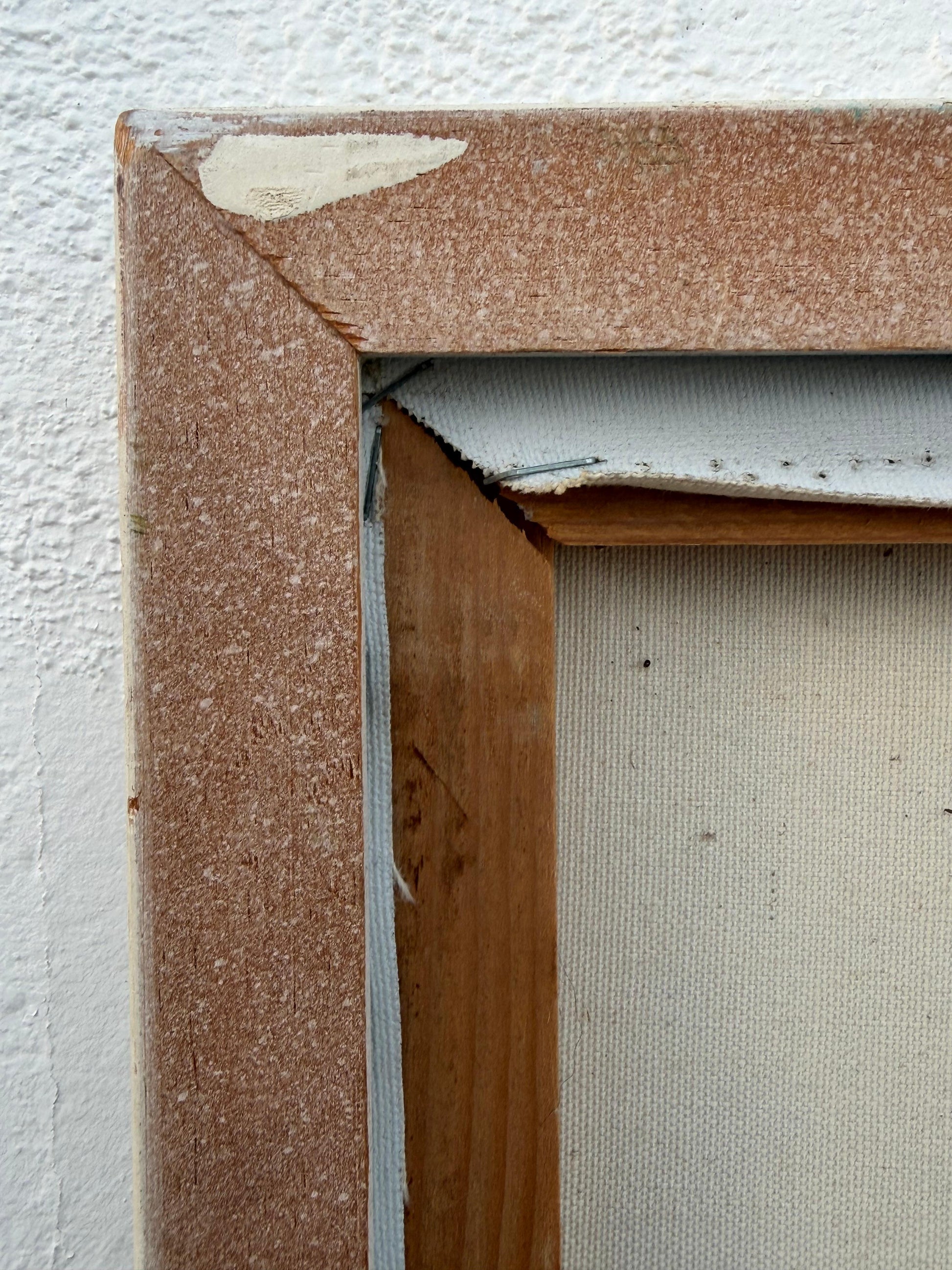 Frisman Vintage Lee Reynolds Abstract Nautical Impressionist Painting Lighthouse Harbor