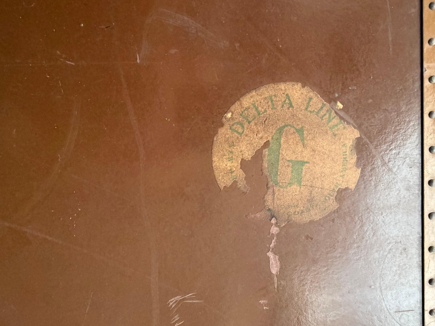 Frisman Vintage Vintage Hartmann Gibraltarized Hard Case Steamer Trunk Luggage 1940's