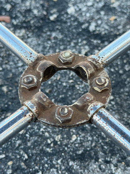 Frisman Vintage An Unusual Art Deco Table By Chrometube ca' 1930's