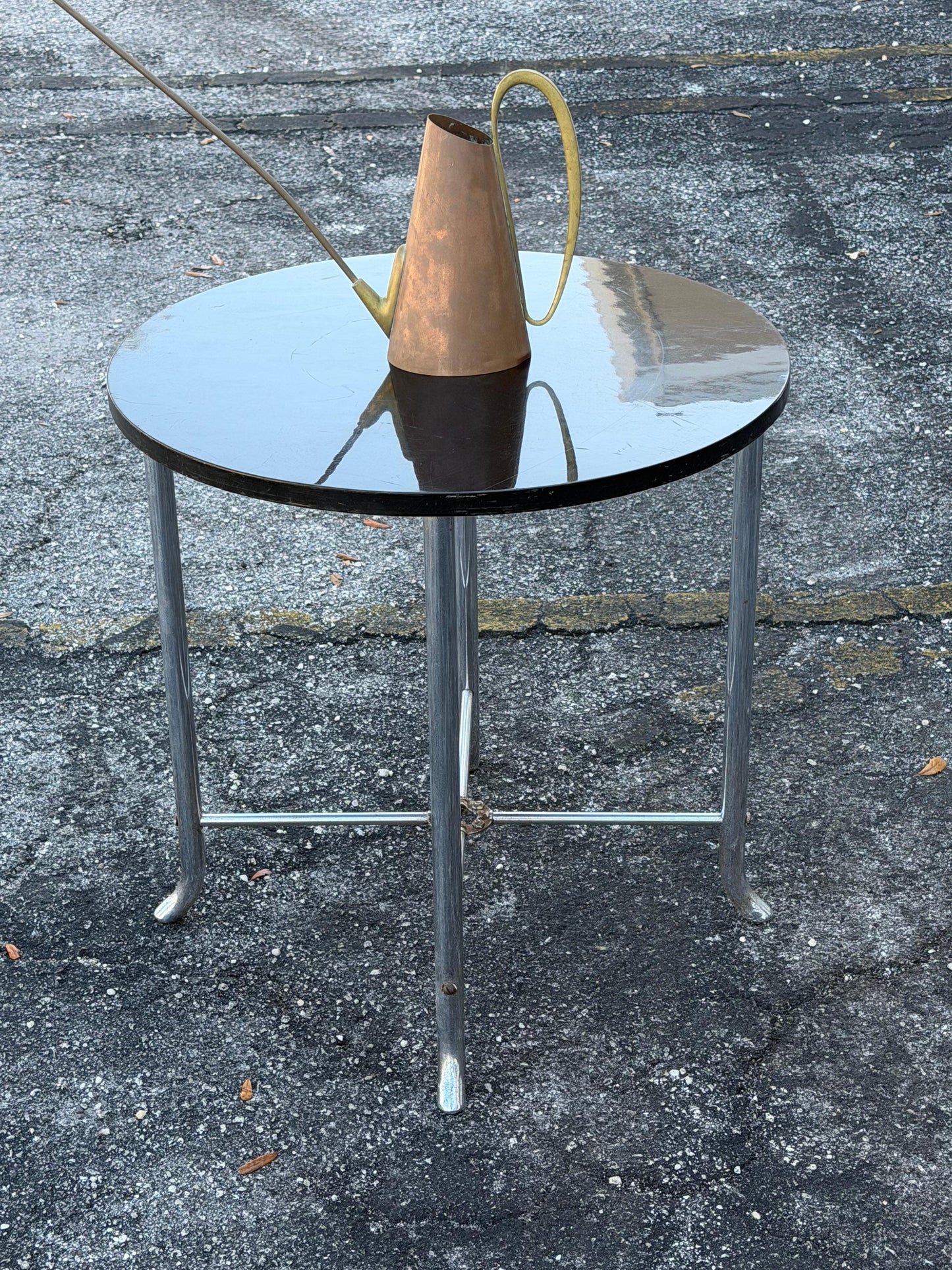 Frisman Vintage An Unusual Art Deco Table By Chrometube ca' 1930's