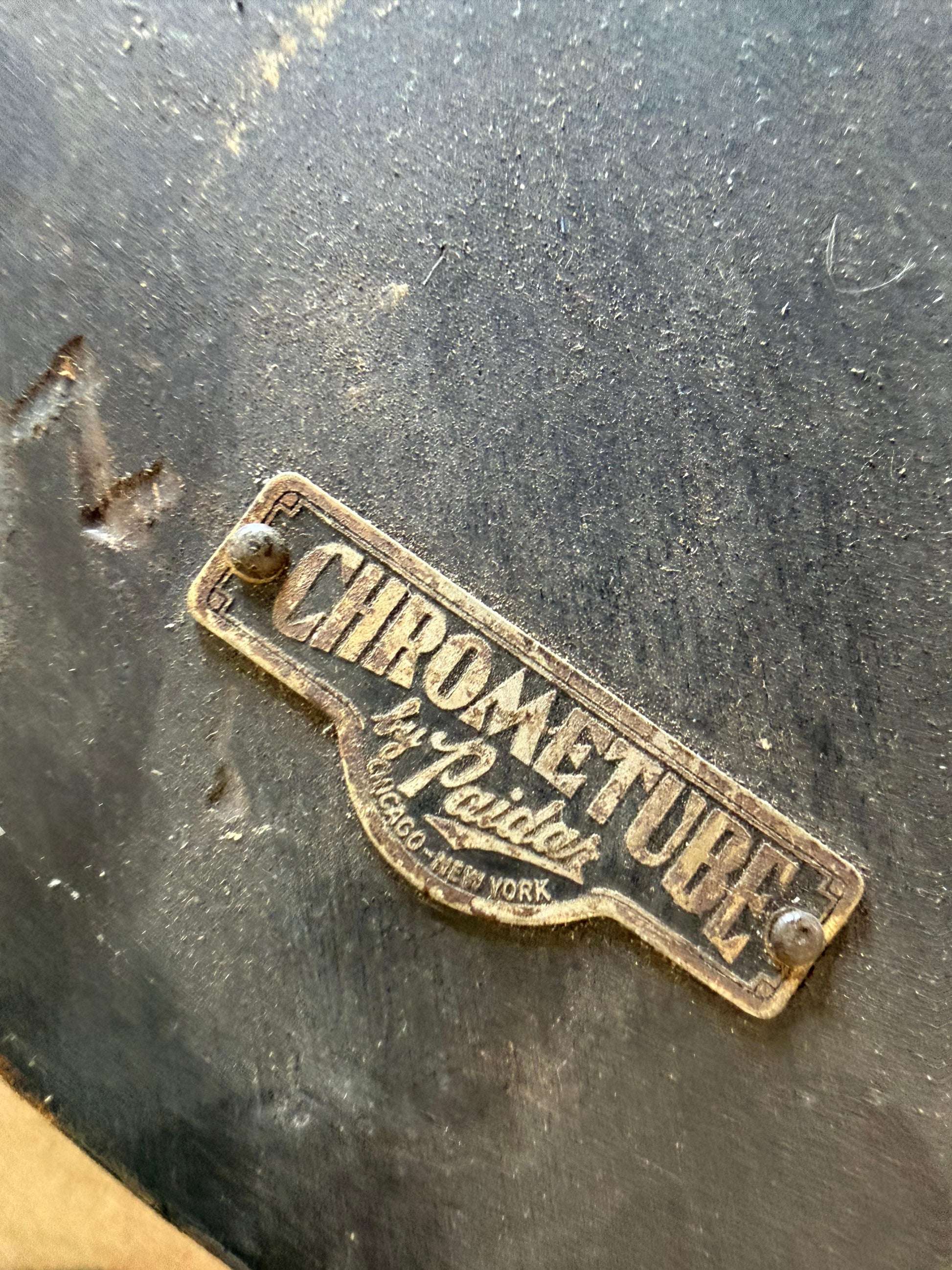 Frisman Vintage An Unusual Art Deco Table By Chrometube ca' 1930's