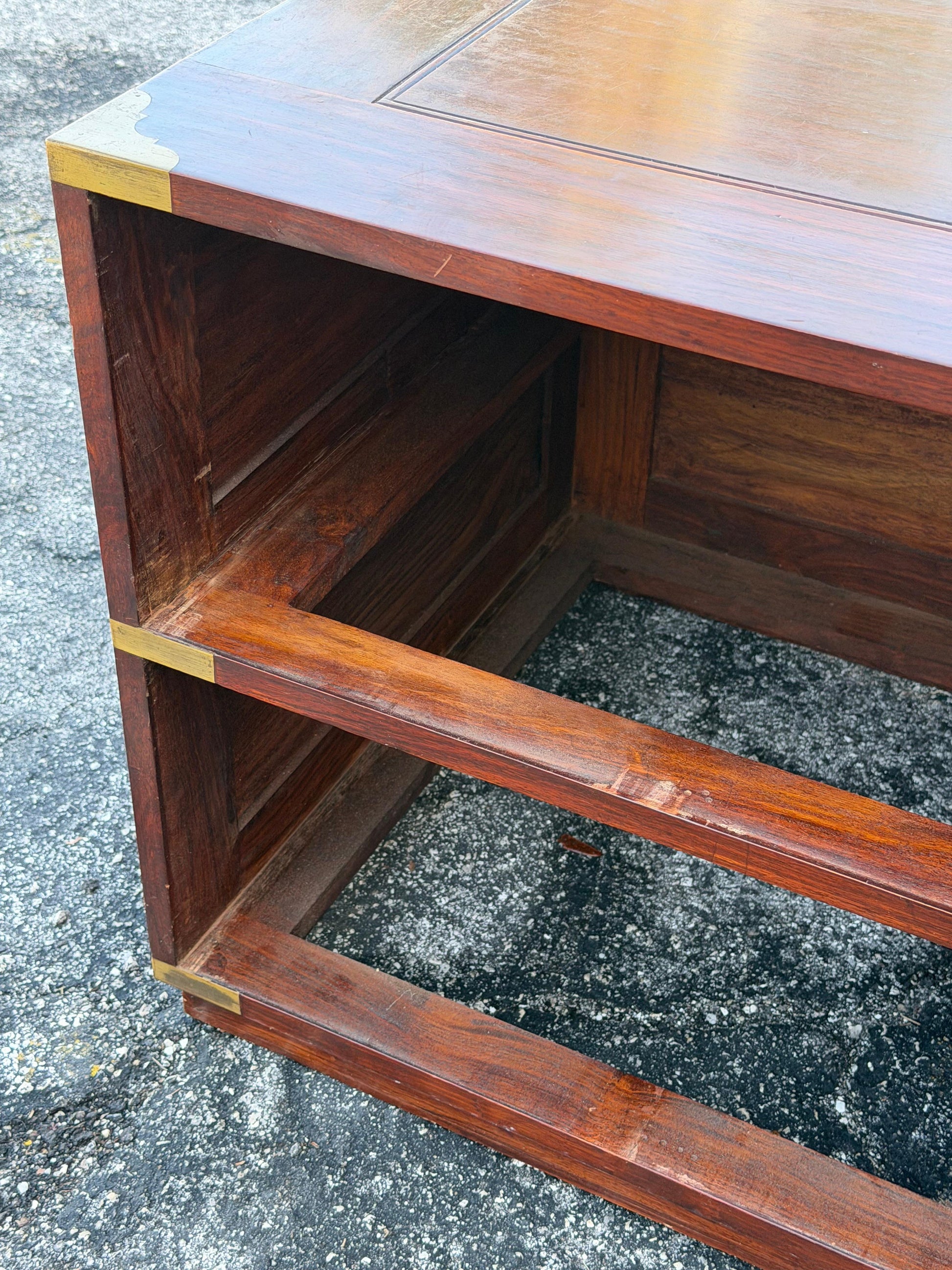 Frisman Vintage A pair Of Vintage Campaign Night Stands Mahogany ca' 1970's