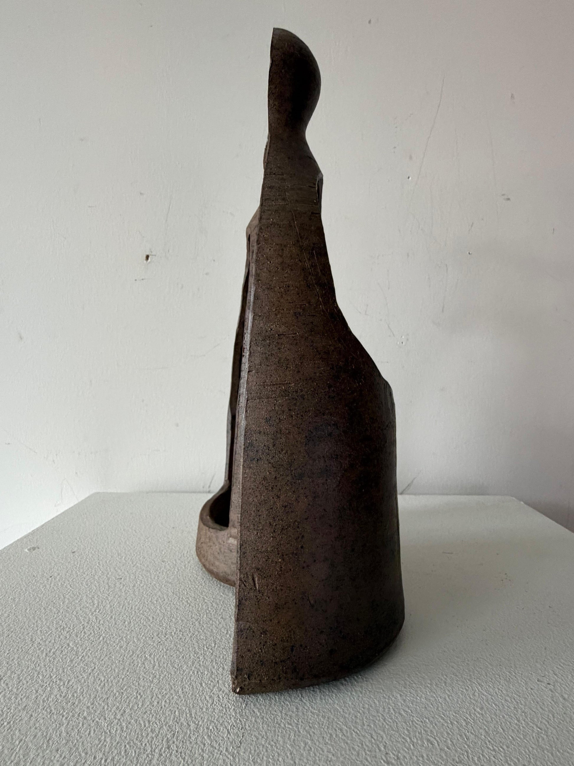 Frisman Vintage Unusual Charles Counts Modernist Ceramic Mid Century Vase Pottery