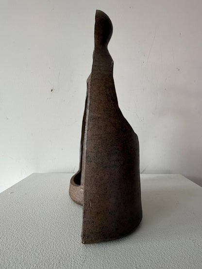 Frisman Vintage Unusual Charles Counts Modernist Ceramic Mid Century Vase Pottery