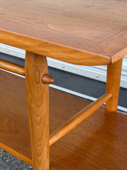 Frisman Vintage Unusual Console Table by Lane from the "Copenhagen" Collection ca' 1950's