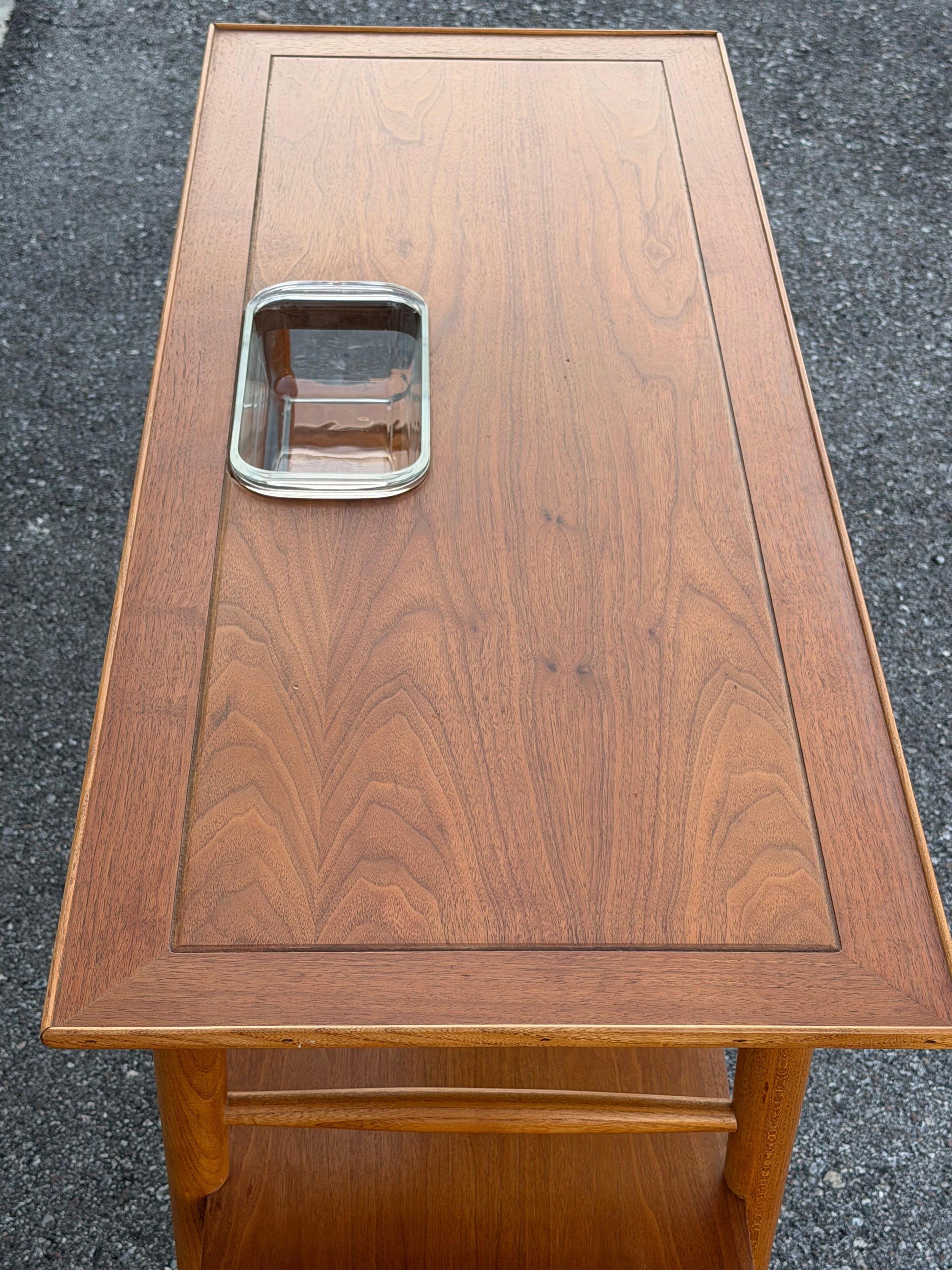 Frisman Vintage Unusual Console Table by Lane from the "Copenhagen" Collection ca' 1950's
