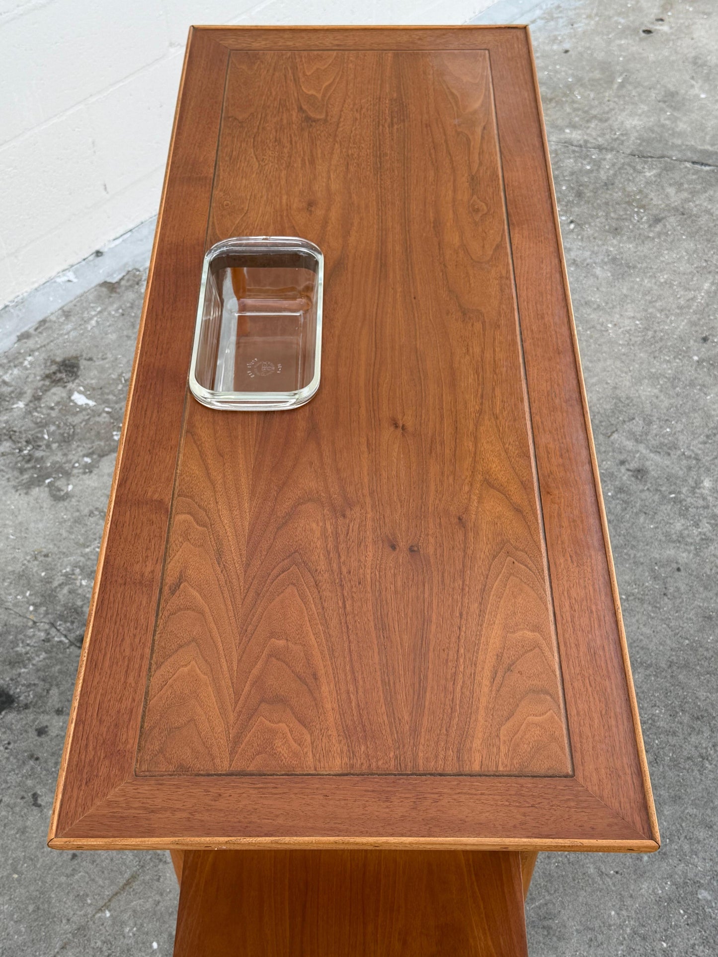 Frisman Vintage Unusual Console Table by Lane from the "Copenhagen" Collection ca' 1950's