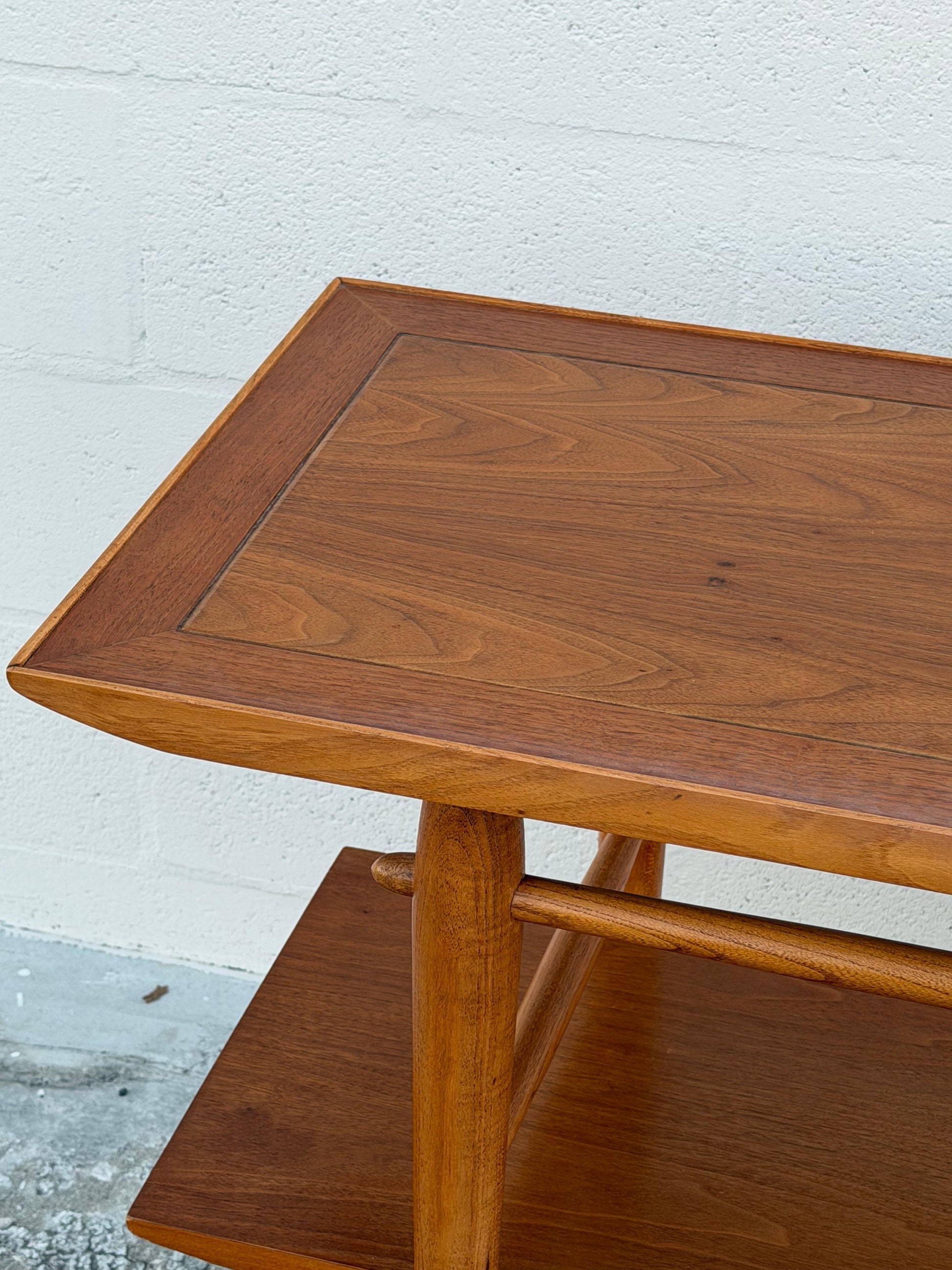 Frisman Vintage Unusual Console Table by Lane from the "Copenhagen" Collection ca' 1950's