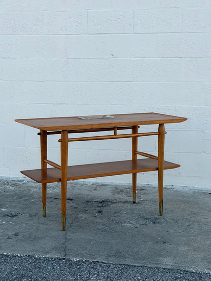 Frisman Vintage Unusual Console Table by Lane from the "Copenhagen" Collection ca' 1950's
