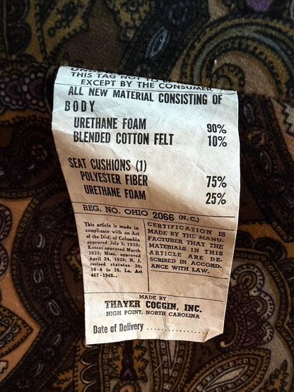 Frisman Vintage Original Milo Baughman for Thayer Coggin Swivel and Tilt Scoop Chairs 1970's