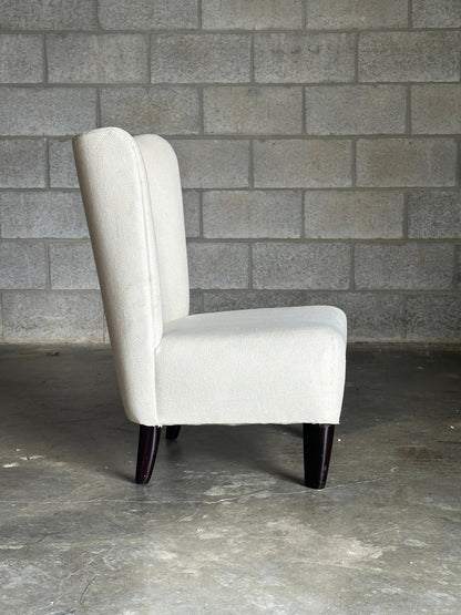 Frisman Vintage 1940s Early Edward Wormley Dunbar Petite Slipper Chair