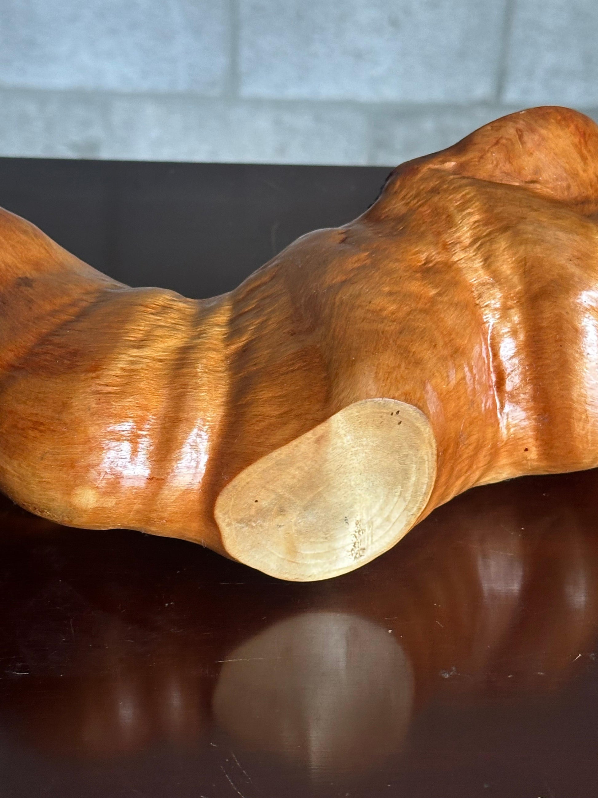 Frisman Vintage 1950s Organic Modern Swedish Wooden Freeform Bowl