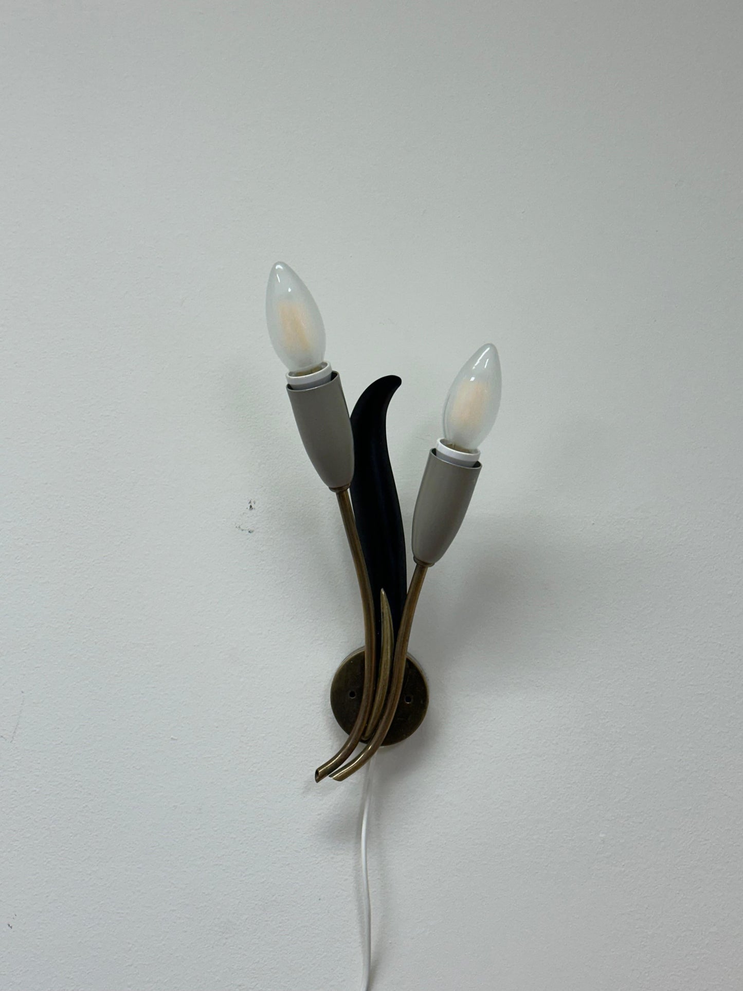 Frisman Vintage 1940s Wall Light by Einar Bäckström, Sweden, Organic Modern