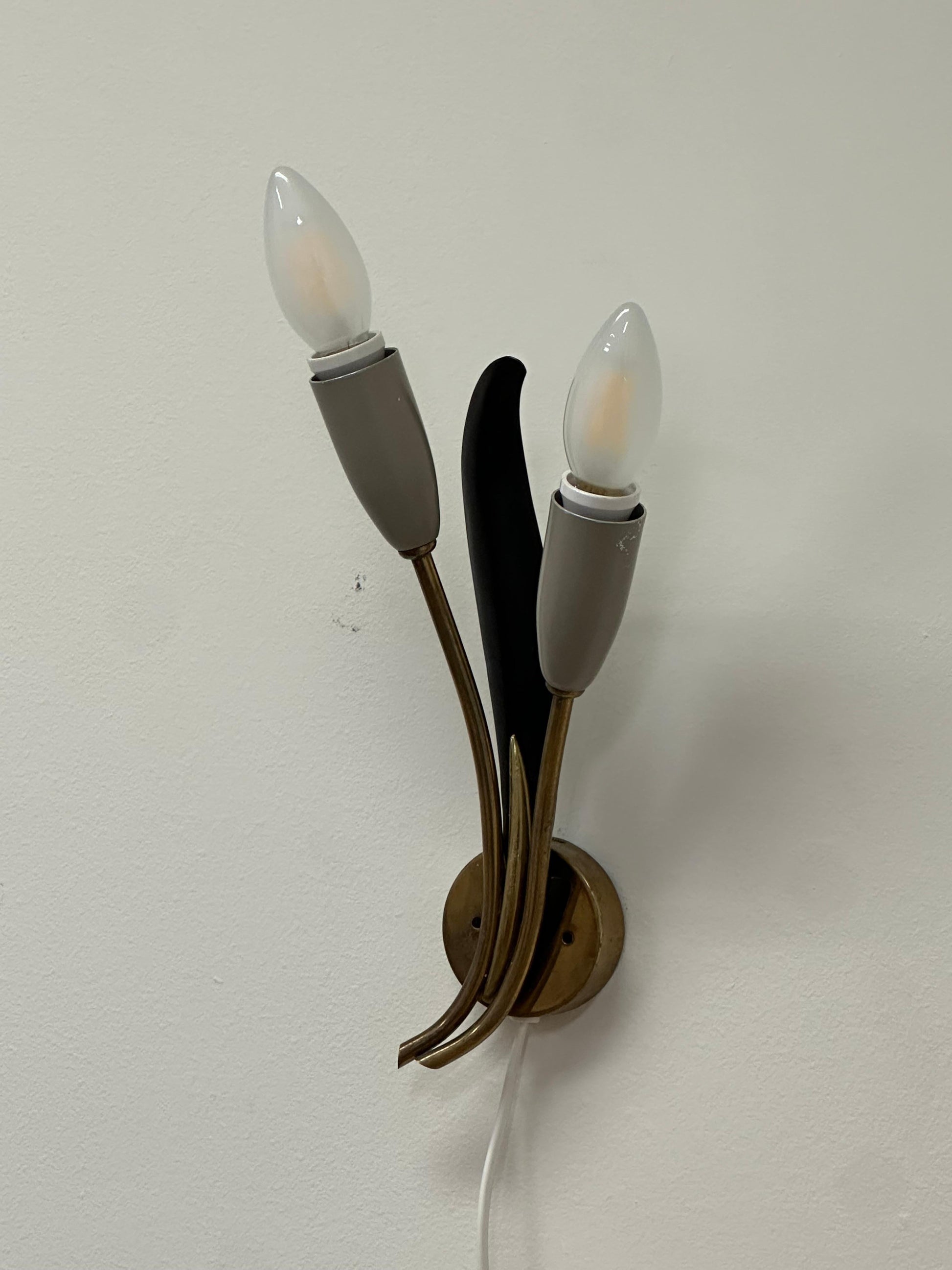 Frisman Vintage 1940s Wall Light by Einar Bäckström, Sweden, Organic Modern