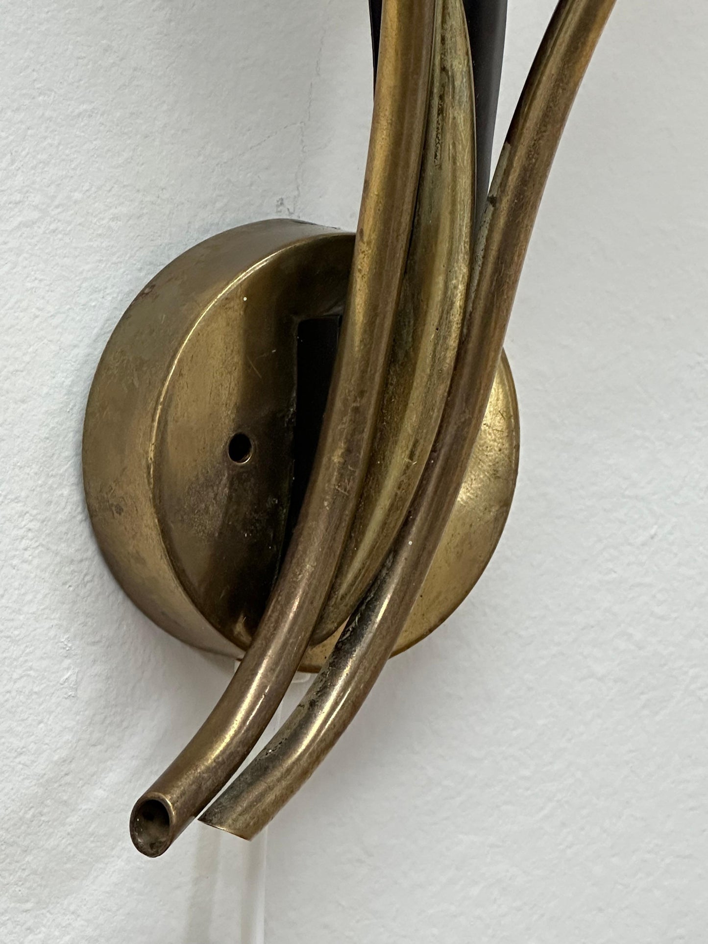 Frisman Vintage 1940s Wall Light by Einar Bäckström, Sweden, Organic Modern