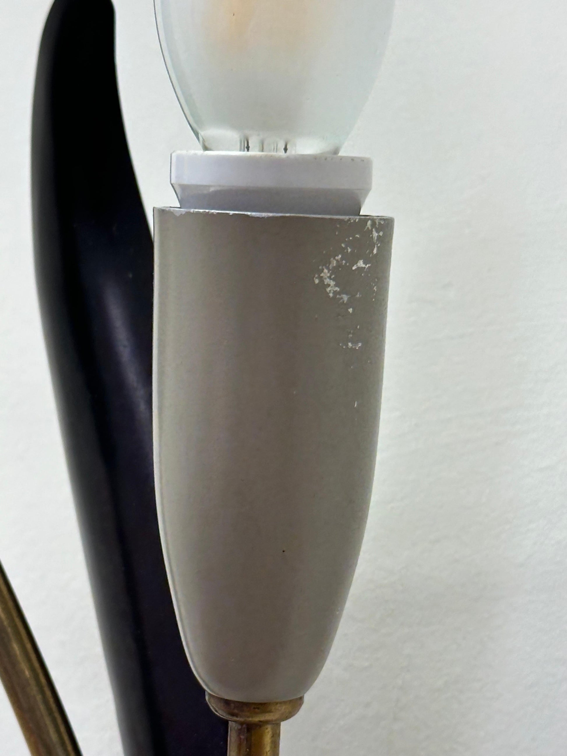 Frisman Vintage 1940s Wall Light by Einar Bäckström, Sweden, Organic Modern