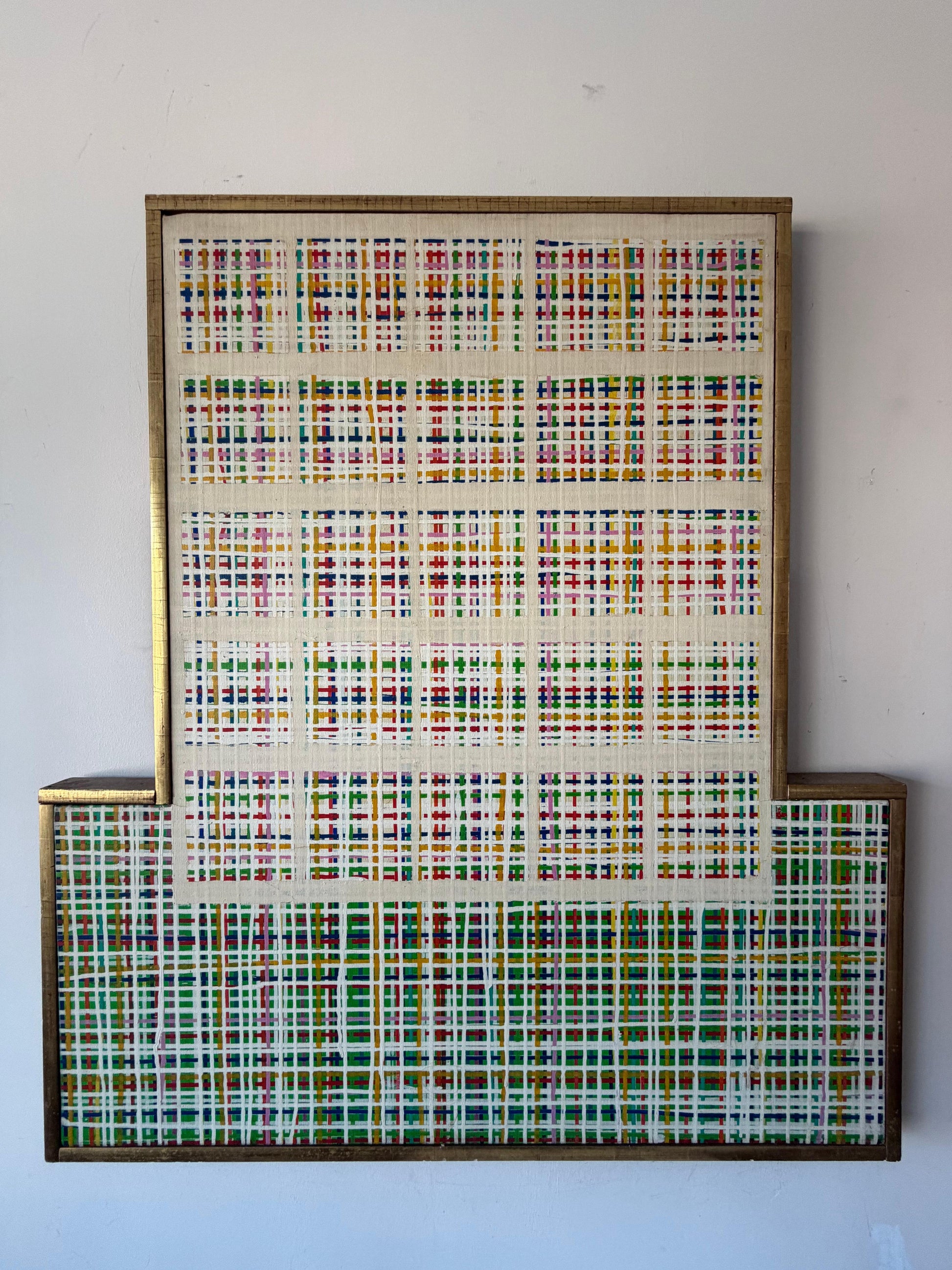 Frisman Vintage Abstract Relief By Frederic Karoly 19631963