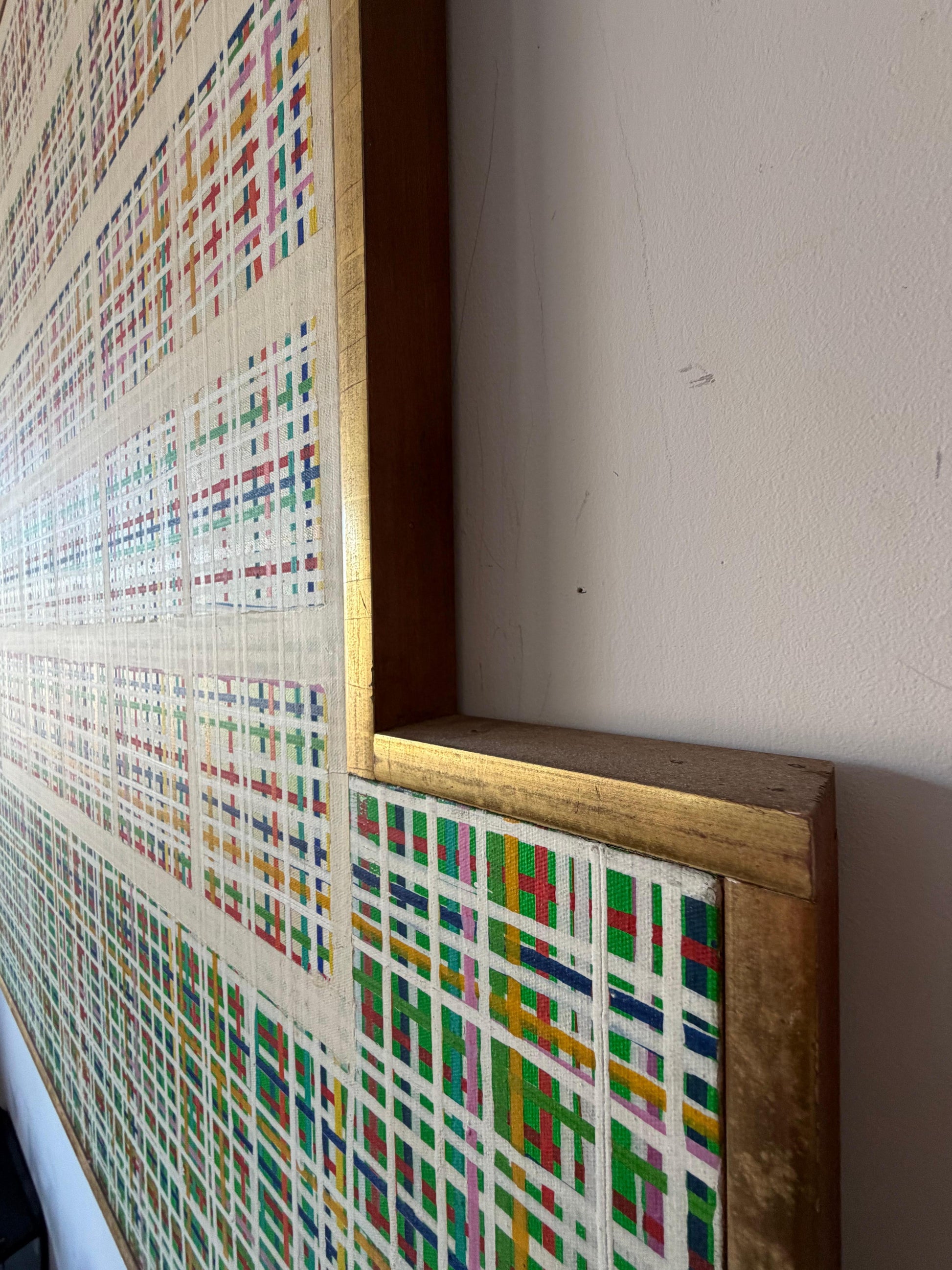 Frisman Vintage Abstract Relief By Frederic Karoly 19631963