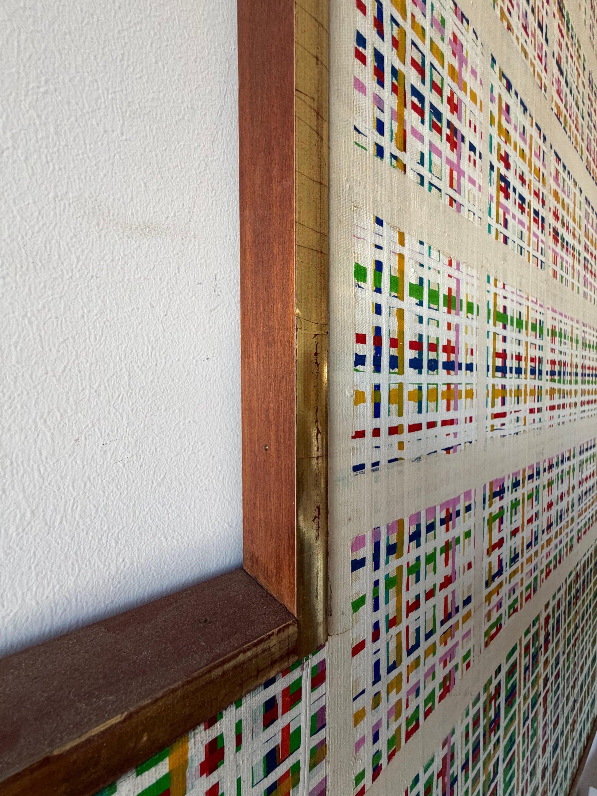 Frisman Vintage Abstract Relief By Frederic Karoly 19631963