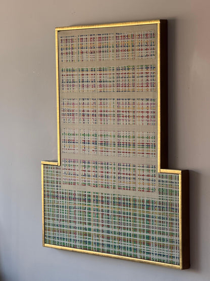 Frisman Vintage Abstract Relief By Frederic Karoly 19631963