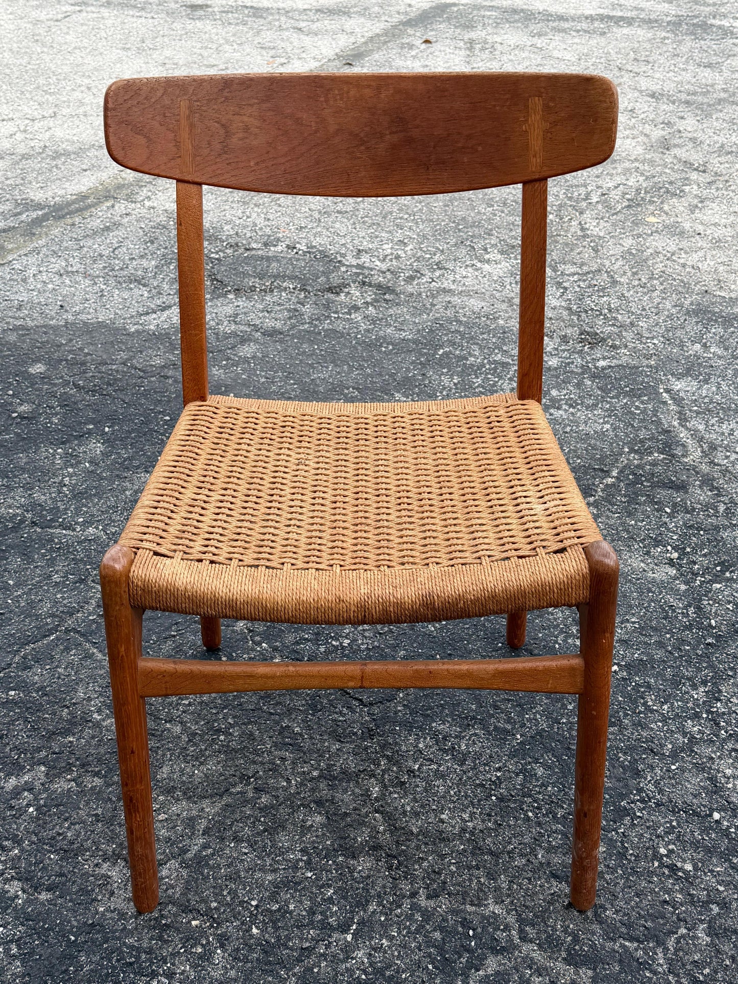 Frisman Vintage Original Hans Wegner CH 23 Chair Patina Oak ca' 1960's