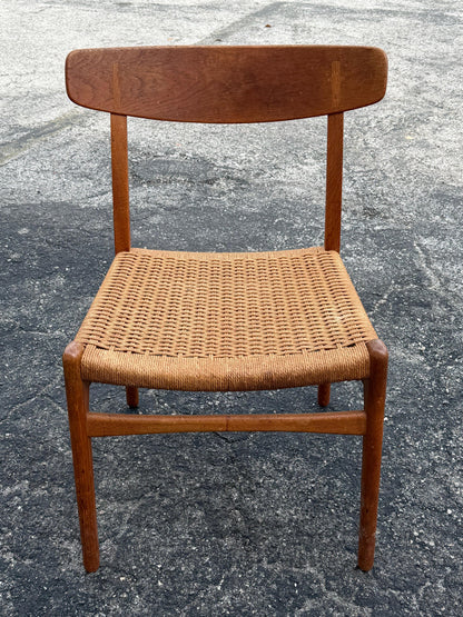 Frisman Vintage Original Hans Wegner CH 23 Chair Patina Oak ca' 1960's
