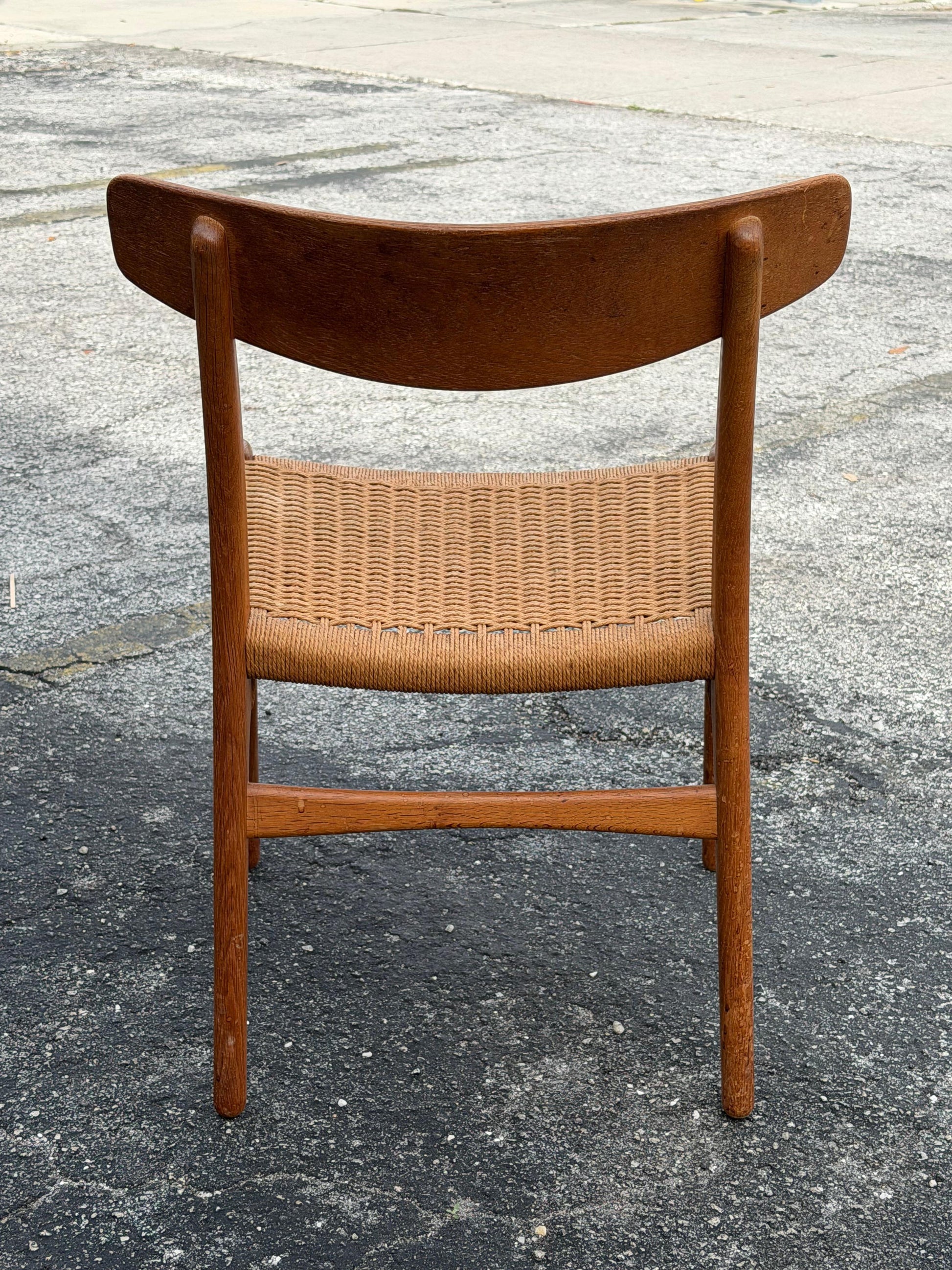Frisman Vintage Original Hans Wegner CH 23 Chair Patina Oak ca' 1960's