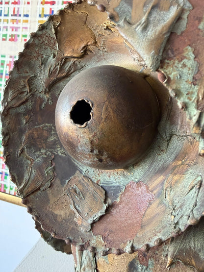 Frisman Vintage A Brutalist Owl By Jere Signed 1967 Large!