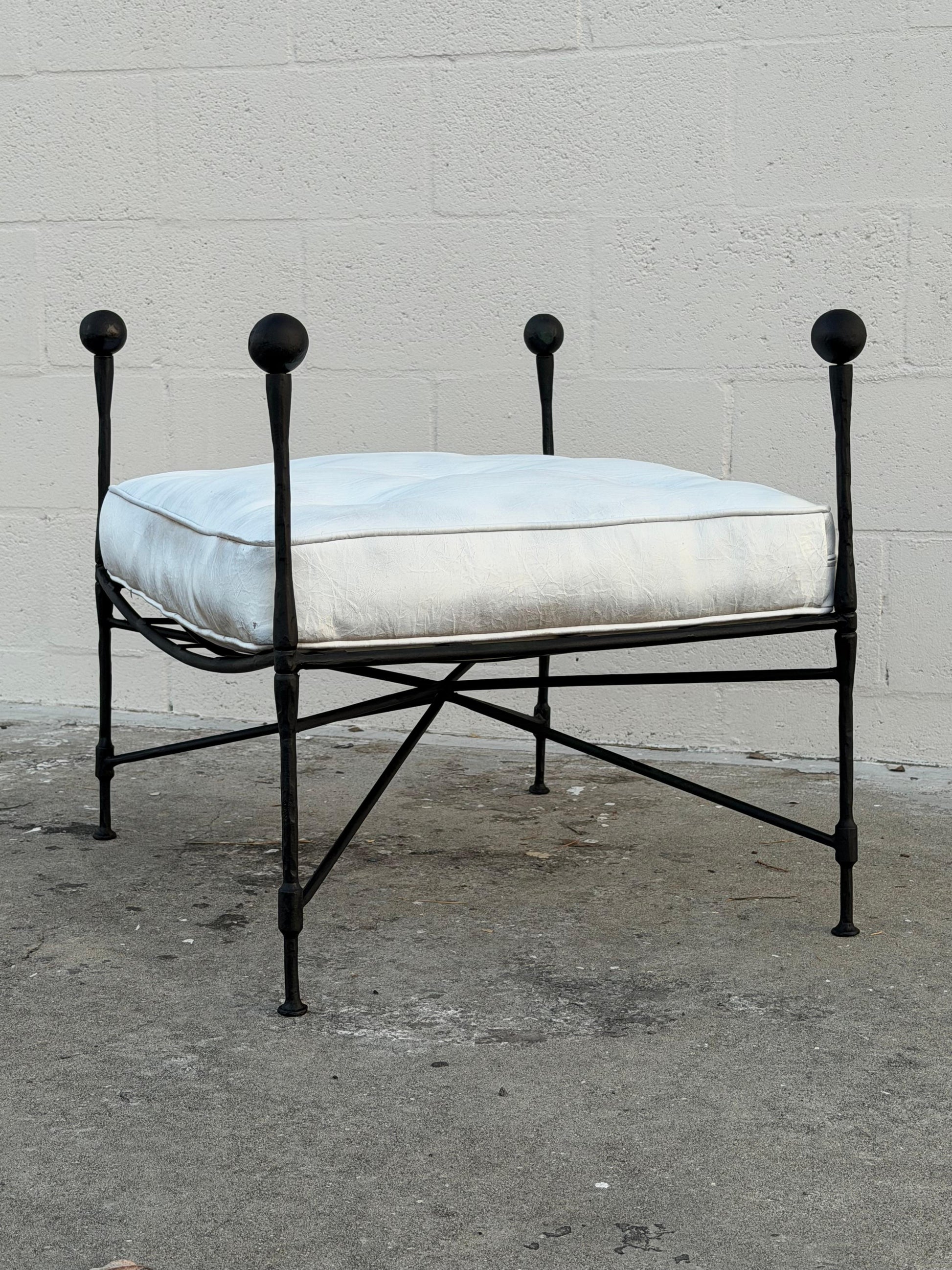 Frisman Vintage Classic Mario Papperzini Amalfi Lounge Chair And Ottoman for Salterini, 1950's