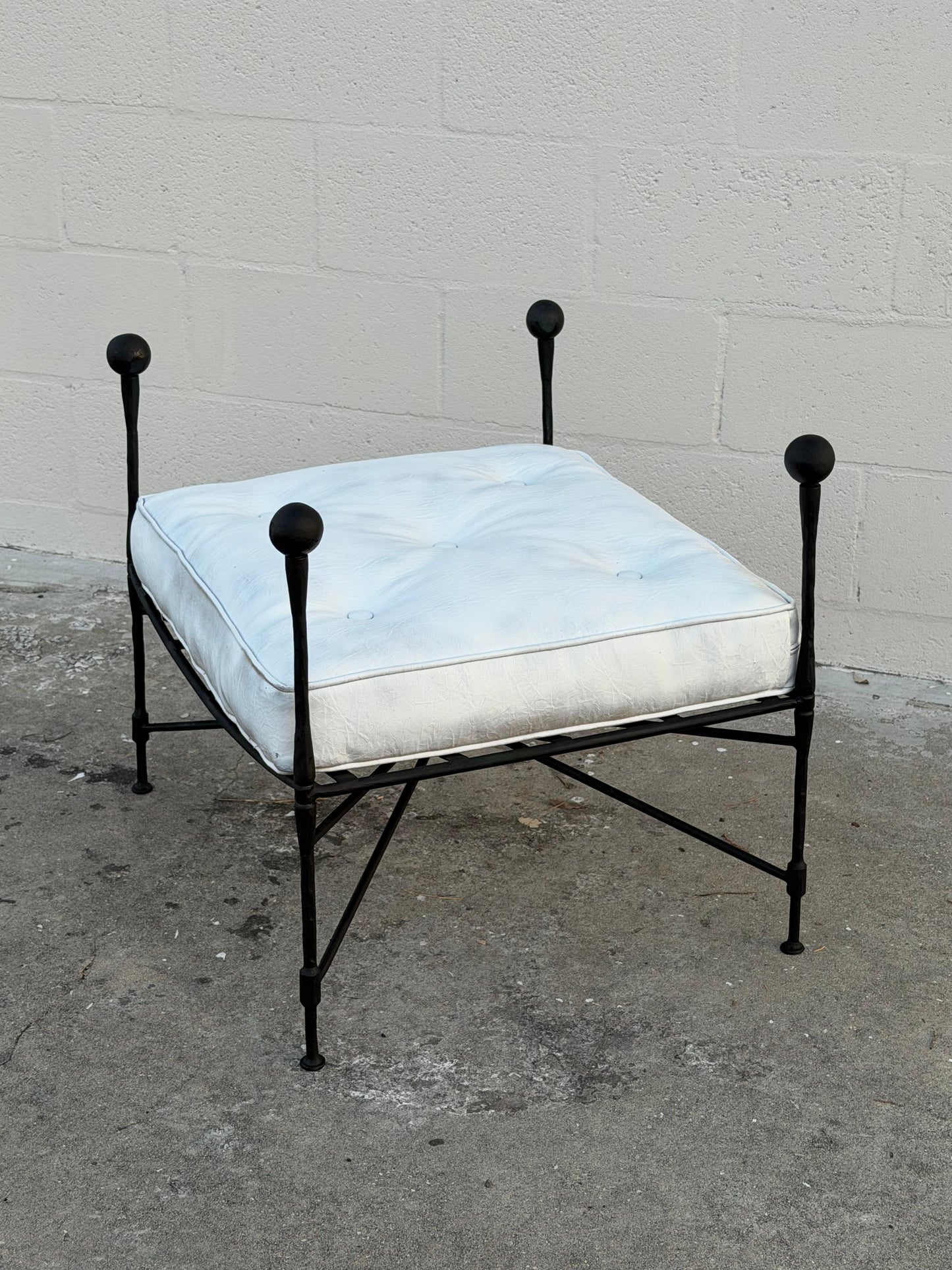 Frisman Vintage Classic Mario Papperzini Amalfi Lounge Chair And Ottoman for Salterini, 1950's
