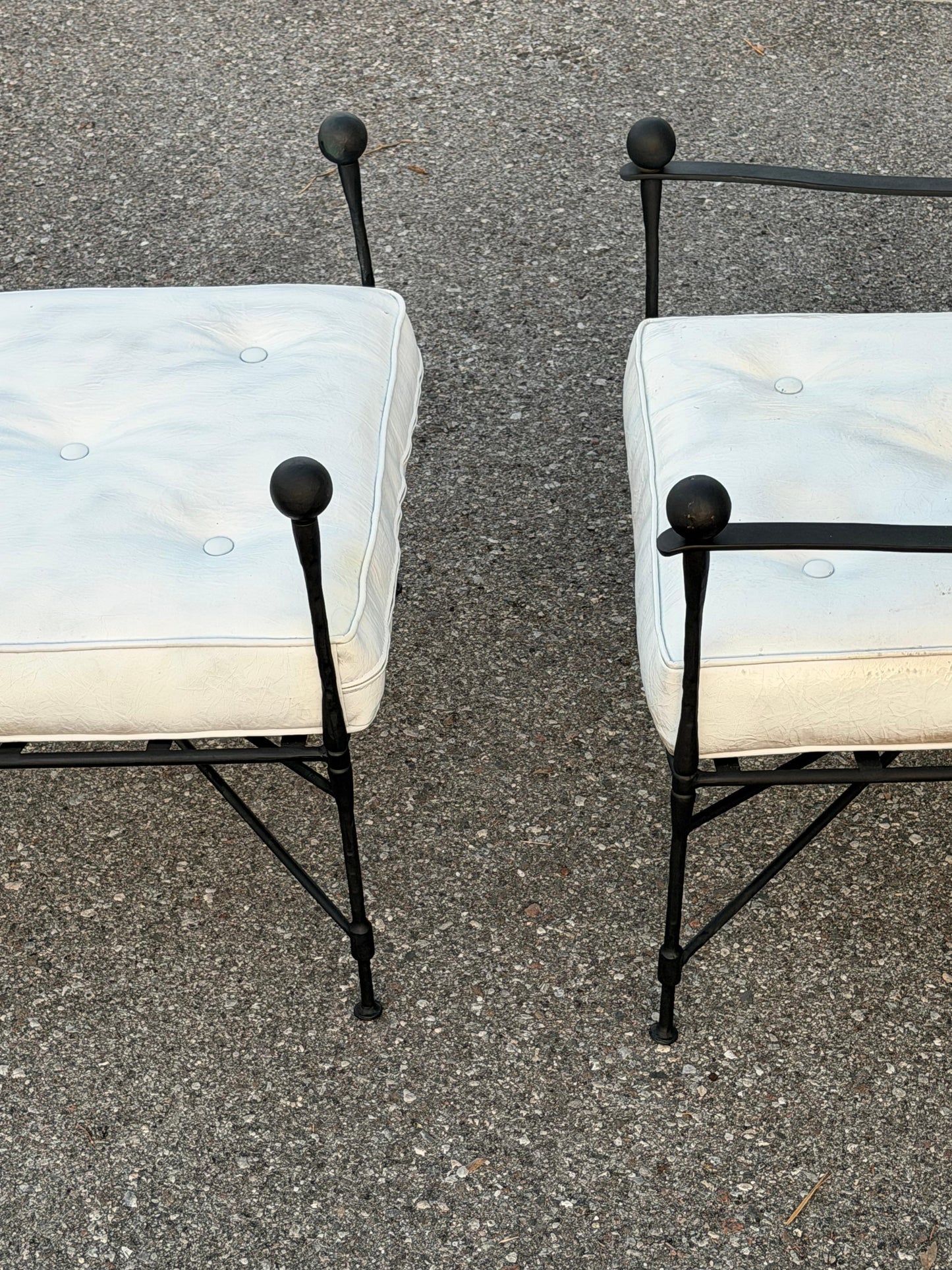 Frisman Vintage Classic Mario Papperzini Amalfi Lounge Chair And Ottoman for Salterini, 1950's