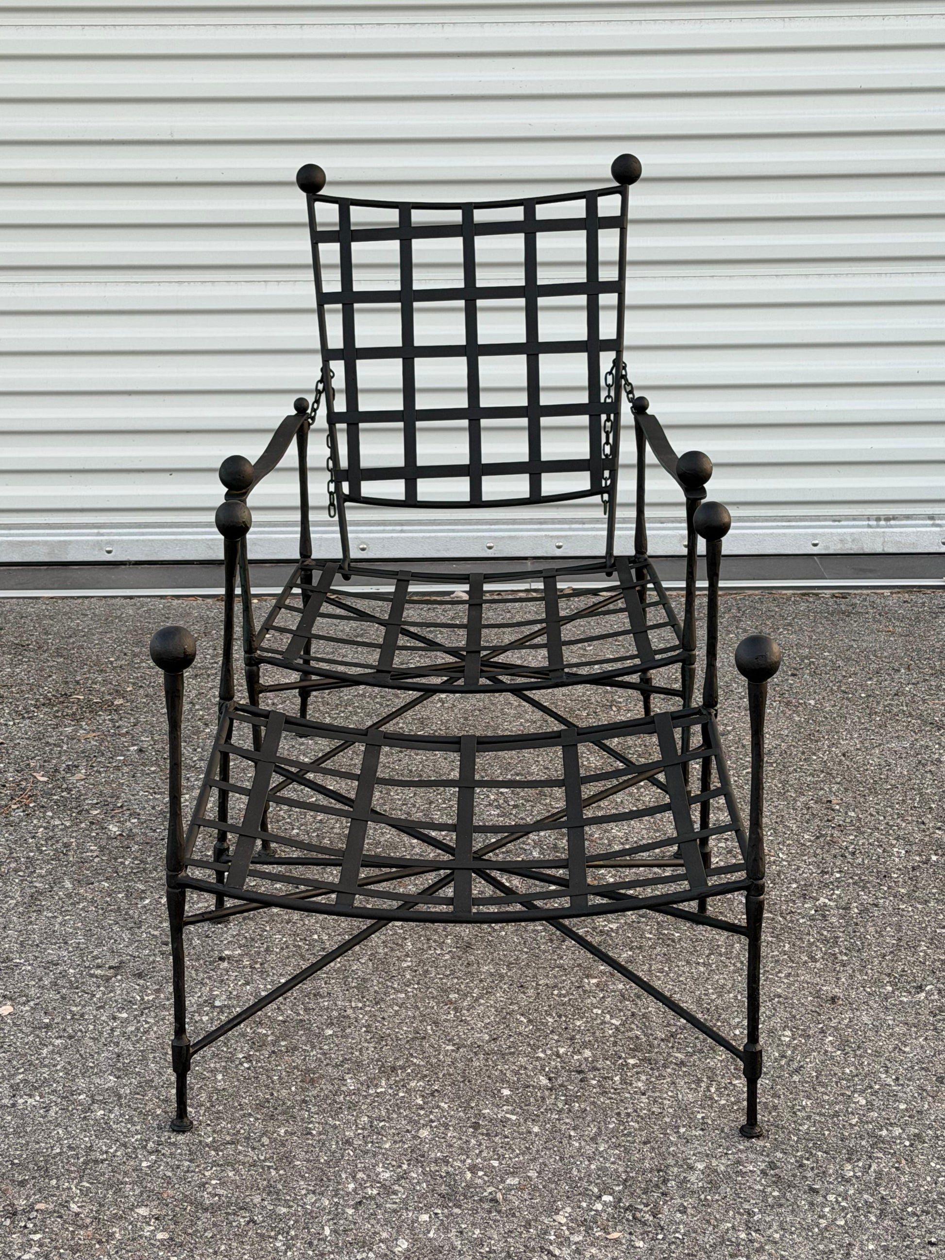 Frisman Vintage Classic Mario Papperzini Amalfi Lounge Chair And Ottoman for Salterini, 1950's
