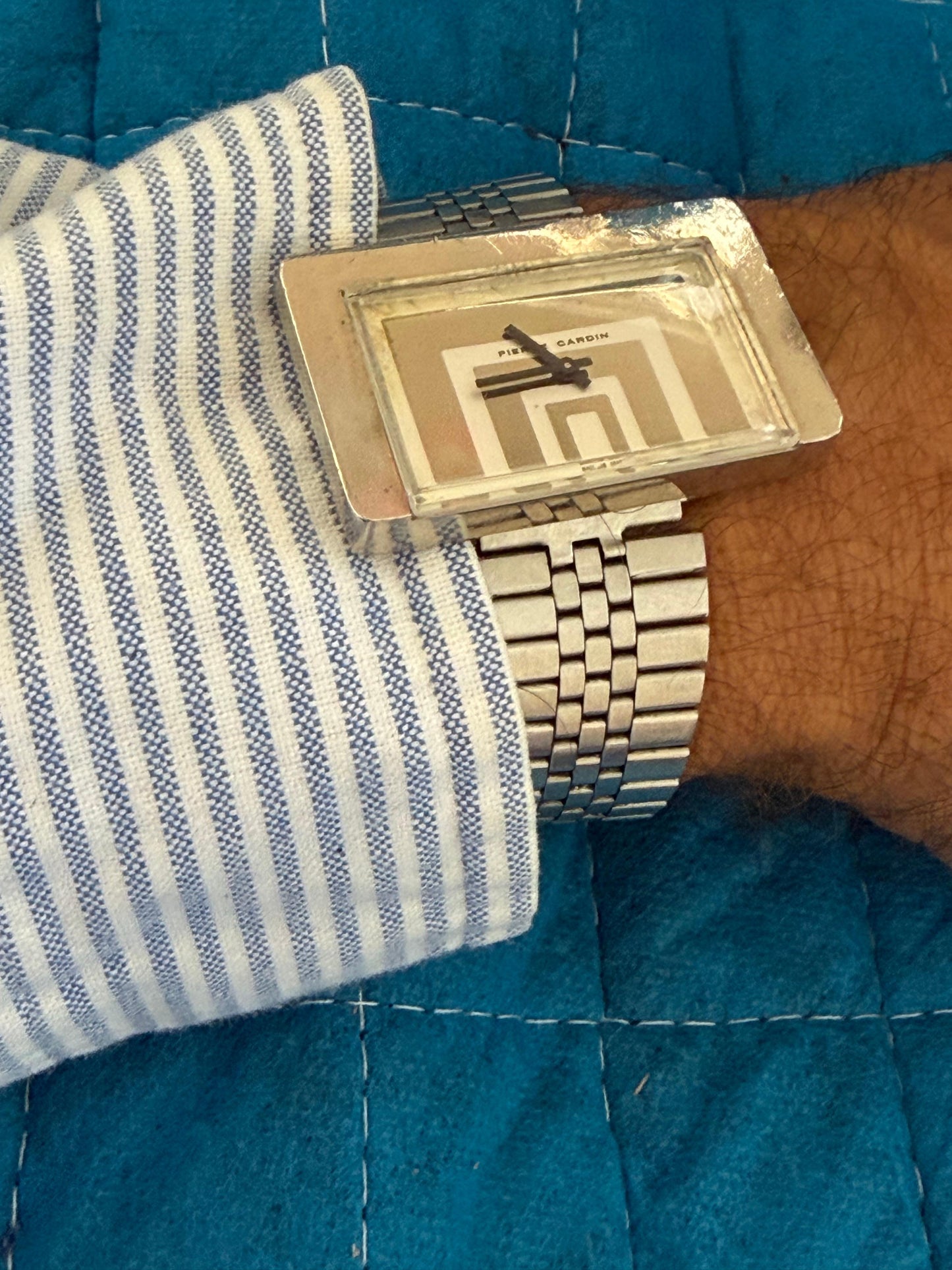 Frisman Vintage Pierre Cardin Espace Watch ca' 1970's Jaeger Lecoultre France