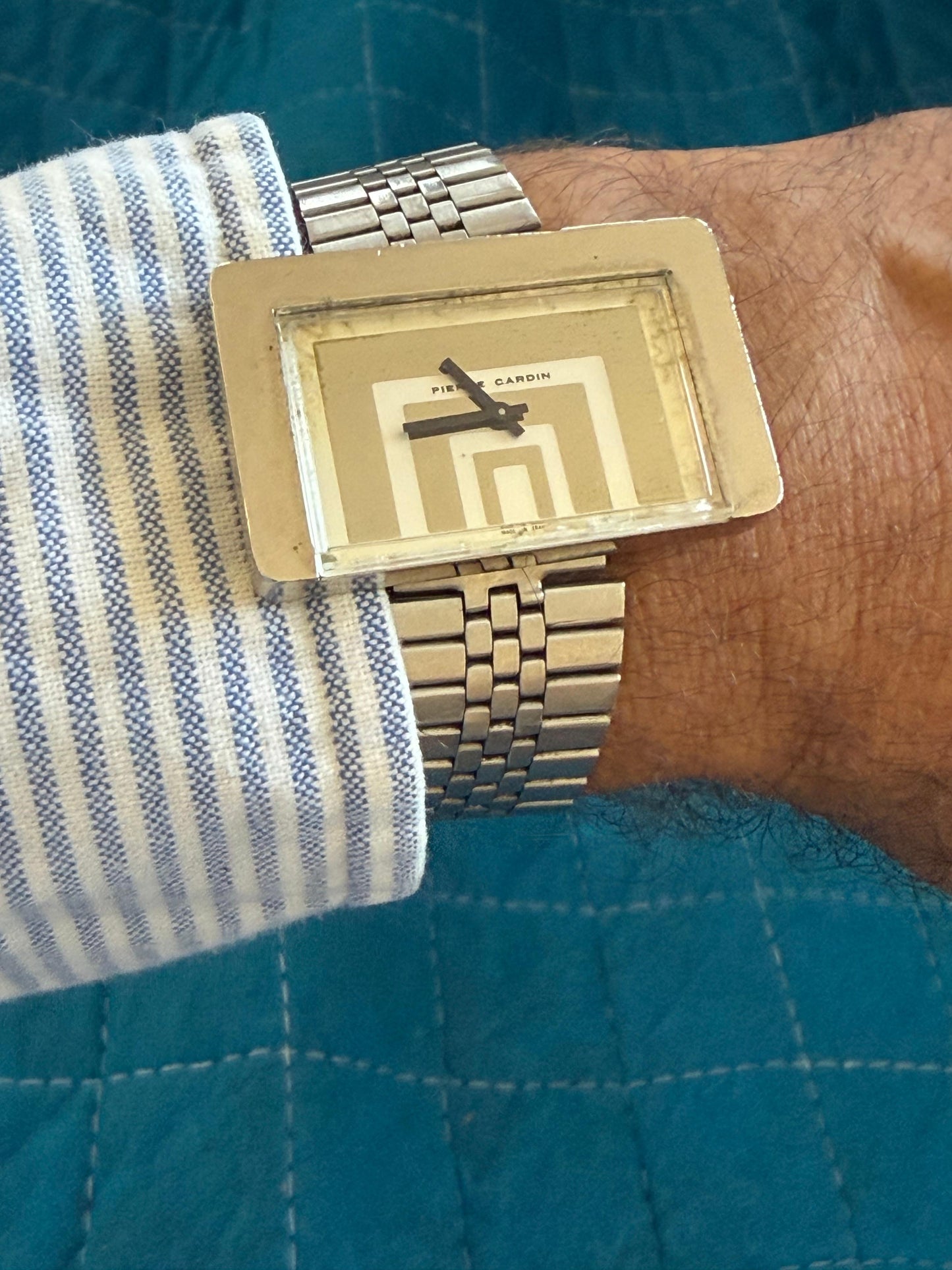 Frisman Vintage Pierre Cardin Espace Watch ca' 1970's Jaeger Lecoultre France