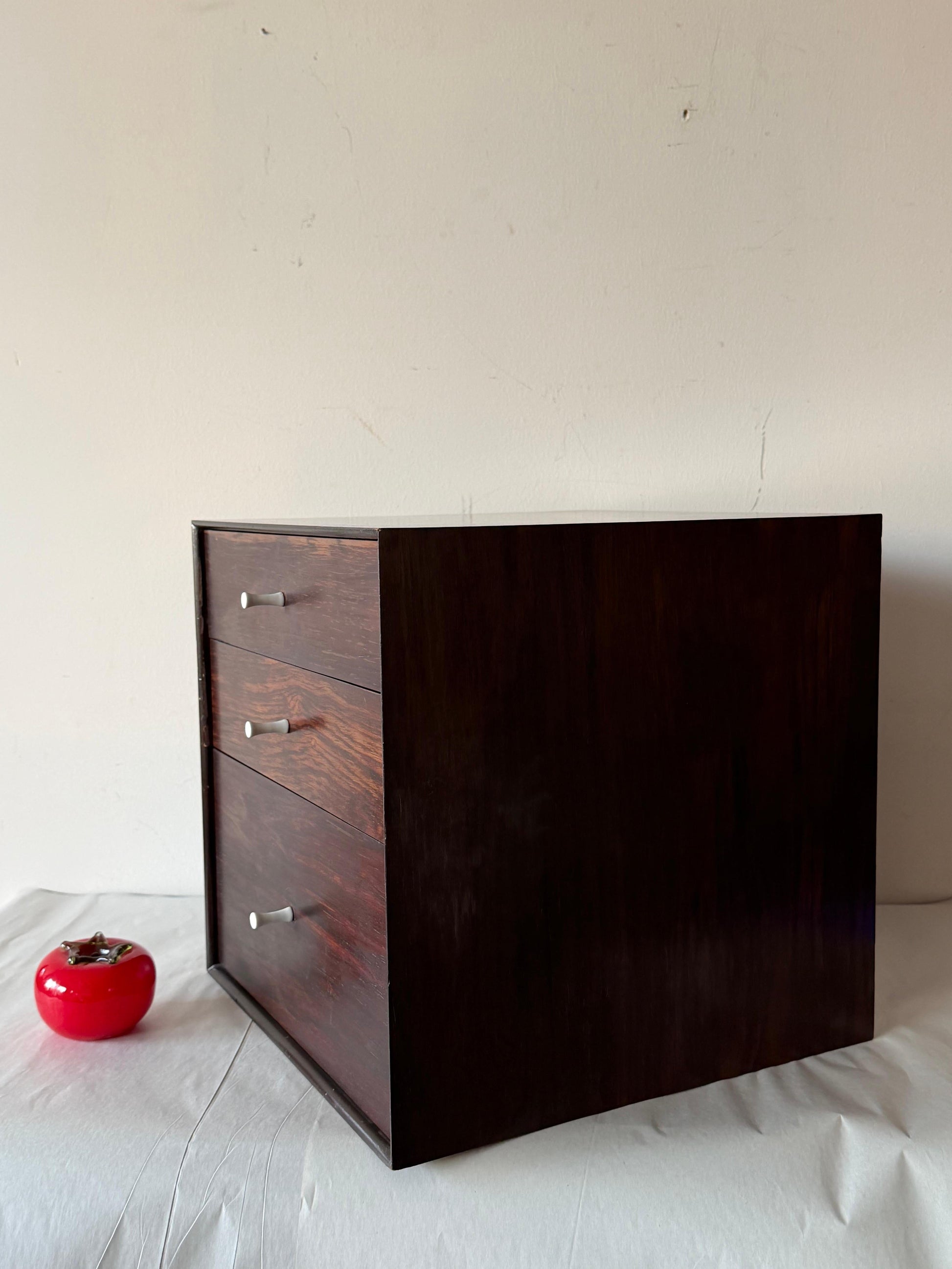 Frisman Vintage Vintage Miniature Cabinet Rosewood Attr Herman Miller ca' 1950's Cube