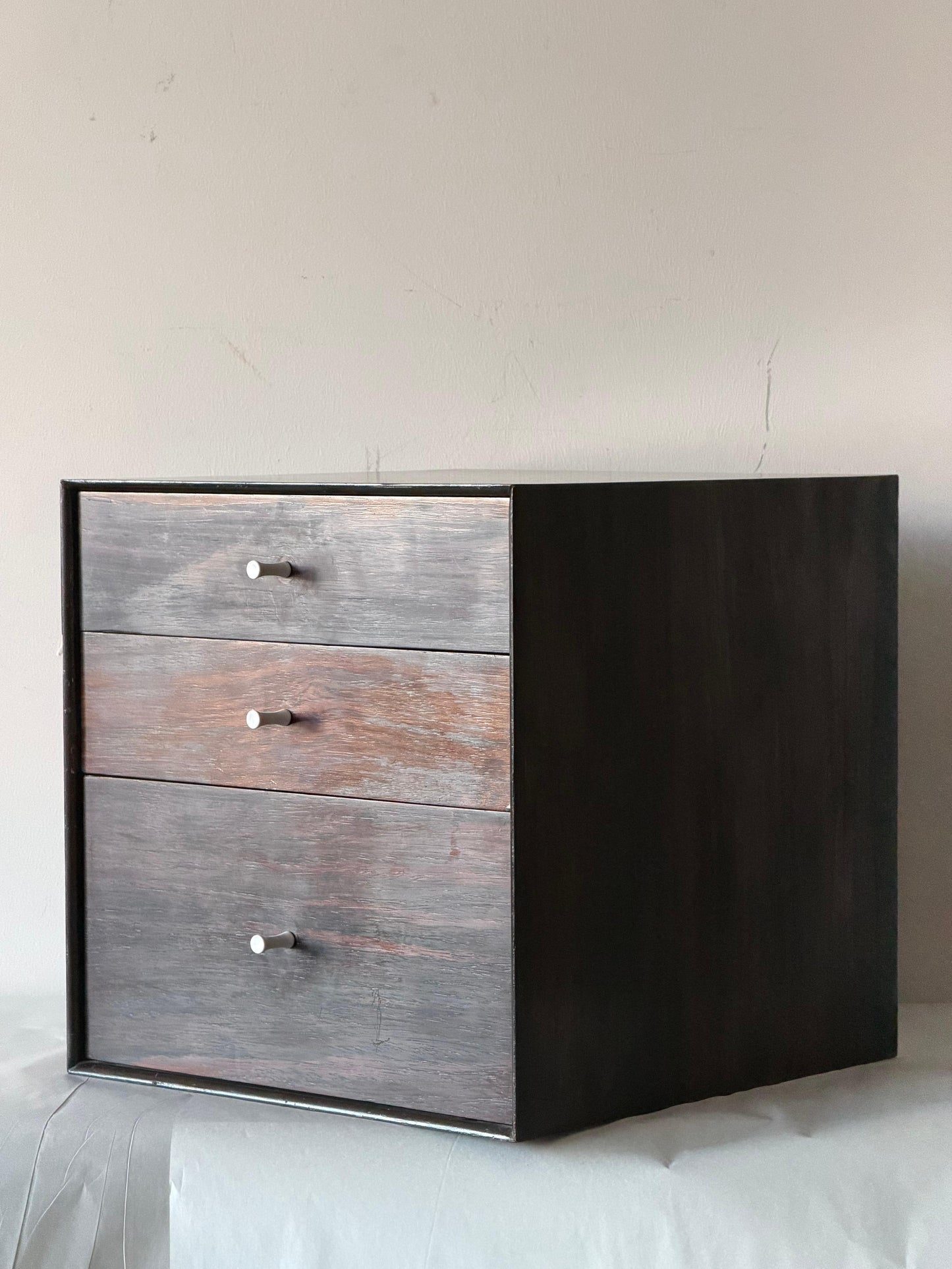 Frisman Vintage Vintage Miniature Cabinet Rosewood Attr Herman Miller ca' 1950's Cube